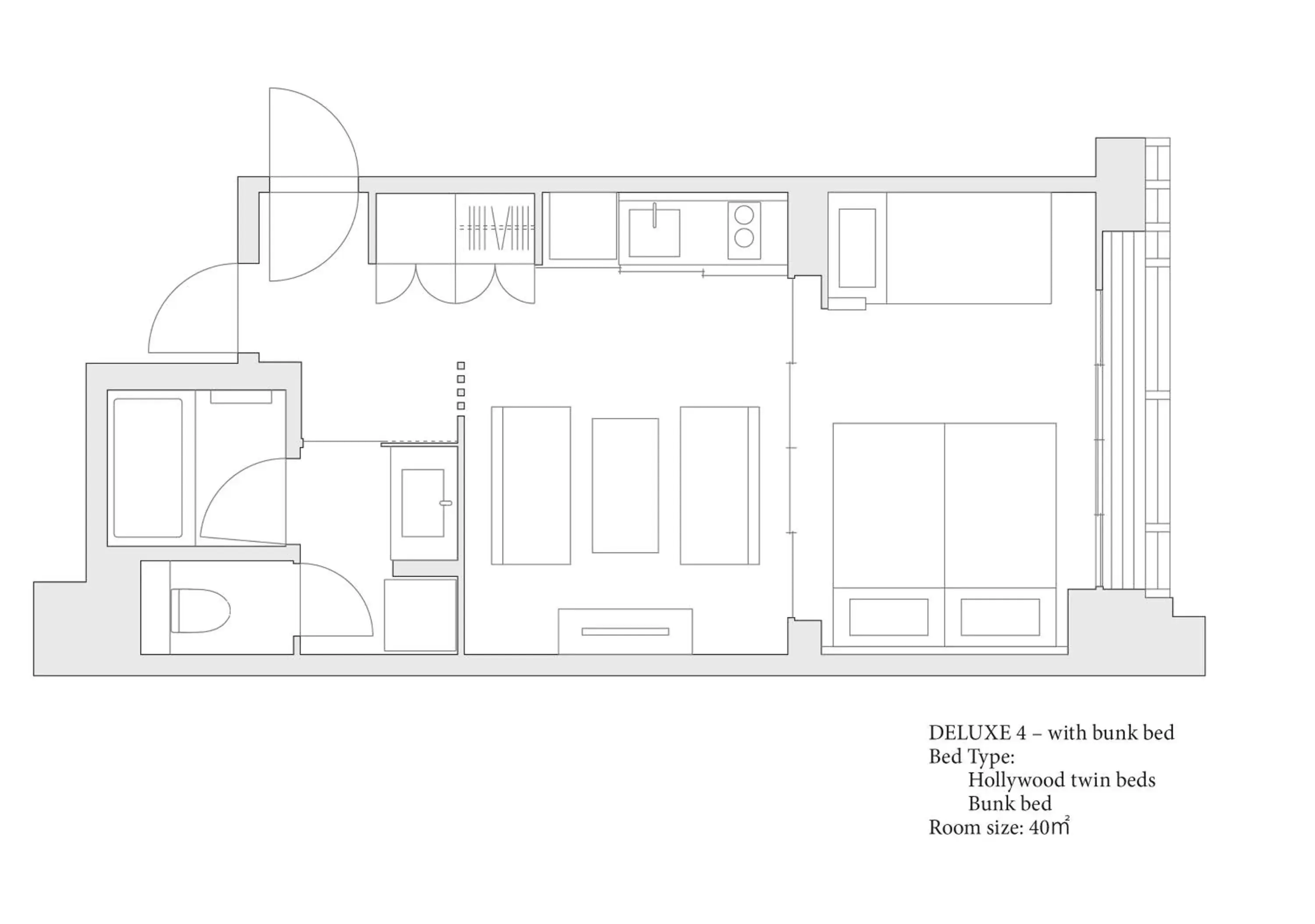 Floor Plan in MIMARU kyoto NIJO CASTLE