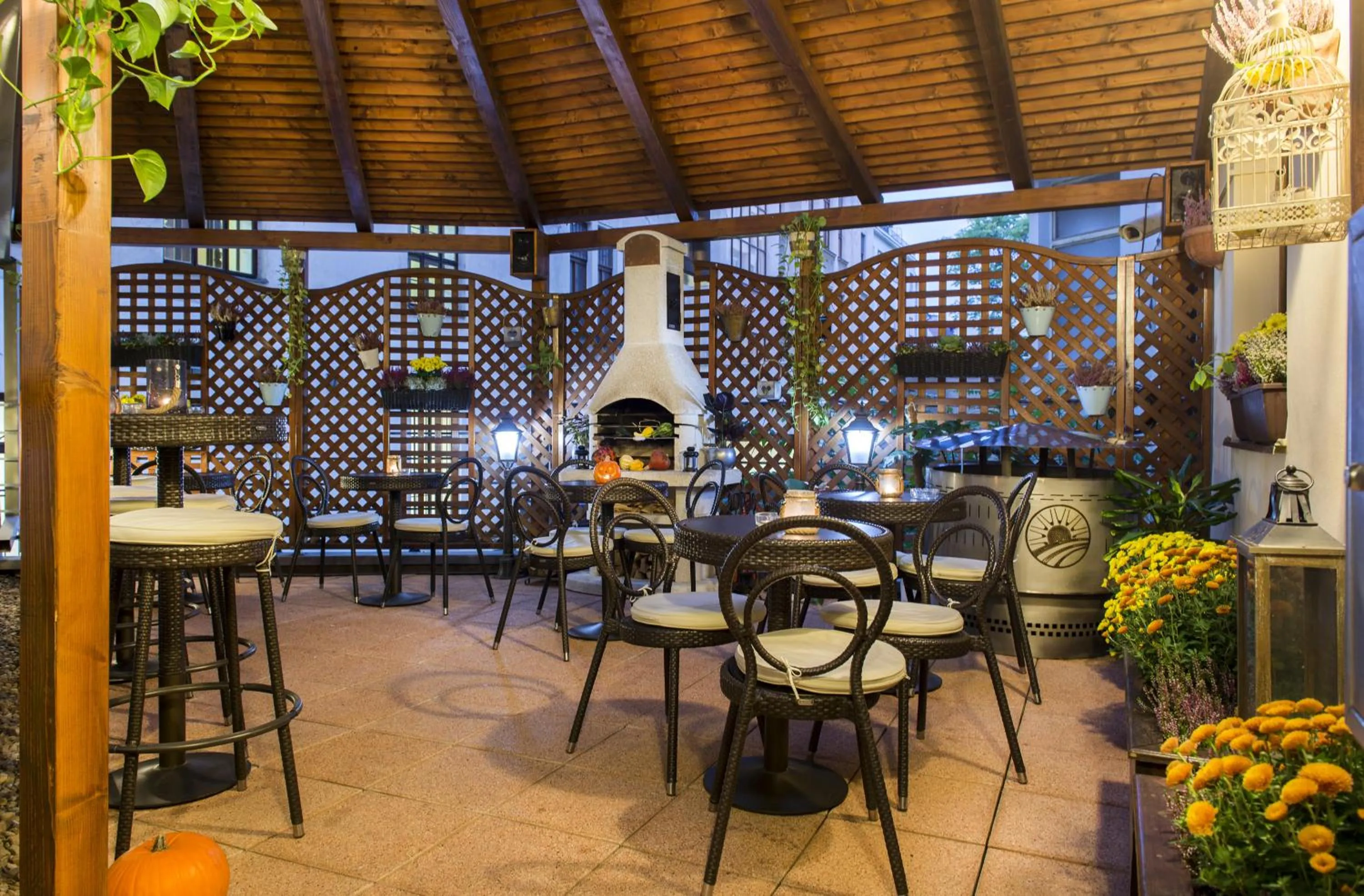 Garden in Boutique Hotel Seven Days