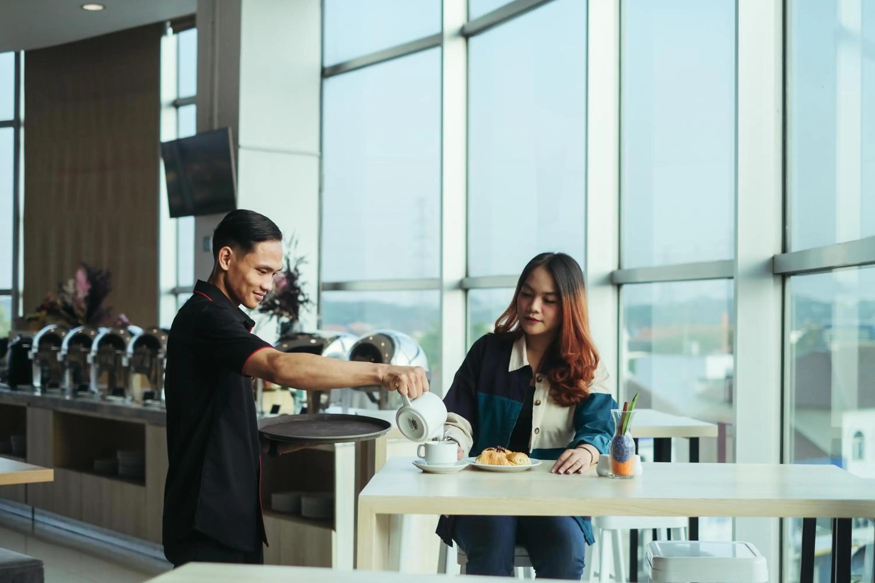 Restaurant/places to eat in Luminor Hotel Metro Indah Bandung - Free Breakfast - Free Exclusive Gym - Free Aesthetic Afternoon Tea or Coffee