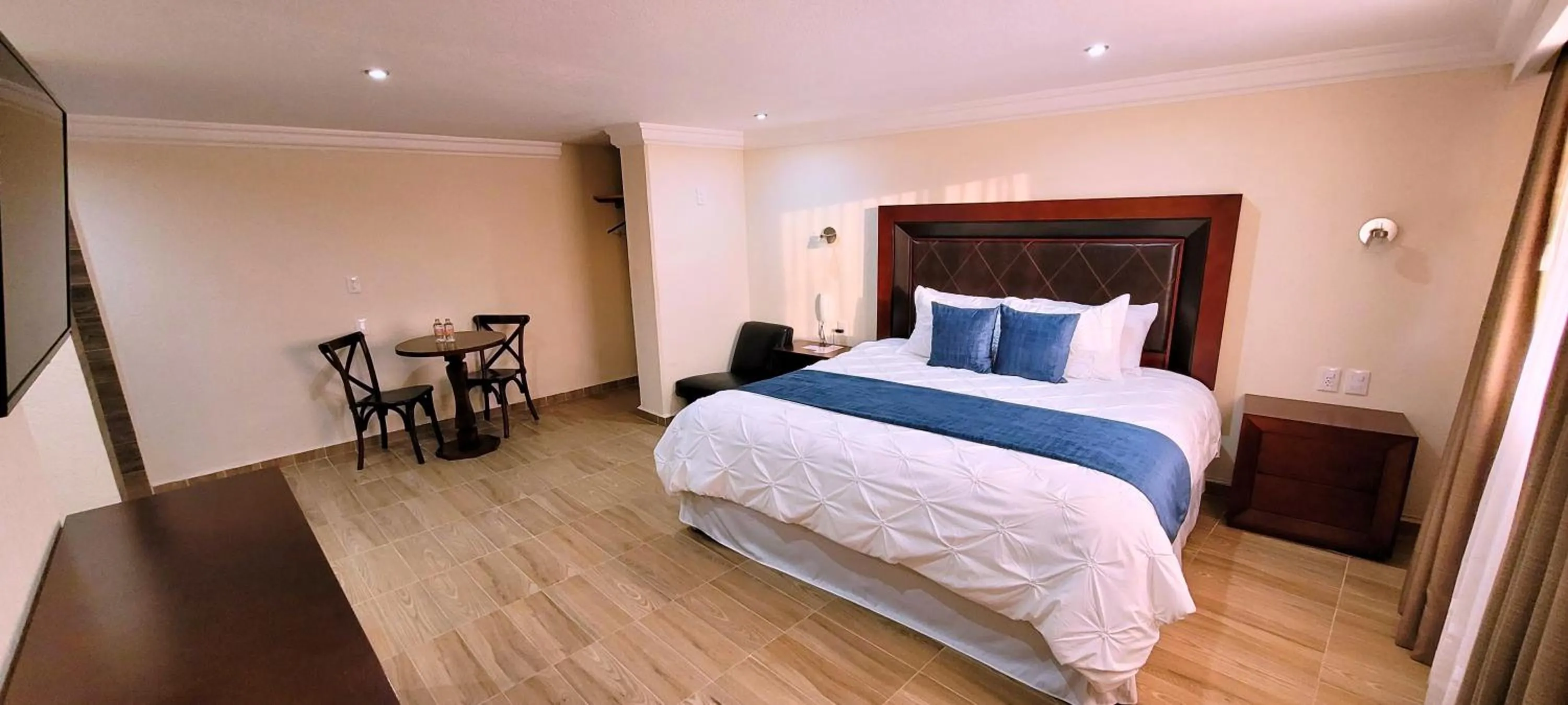 Decorative detail, Bed in Hotel Tierras Blancas