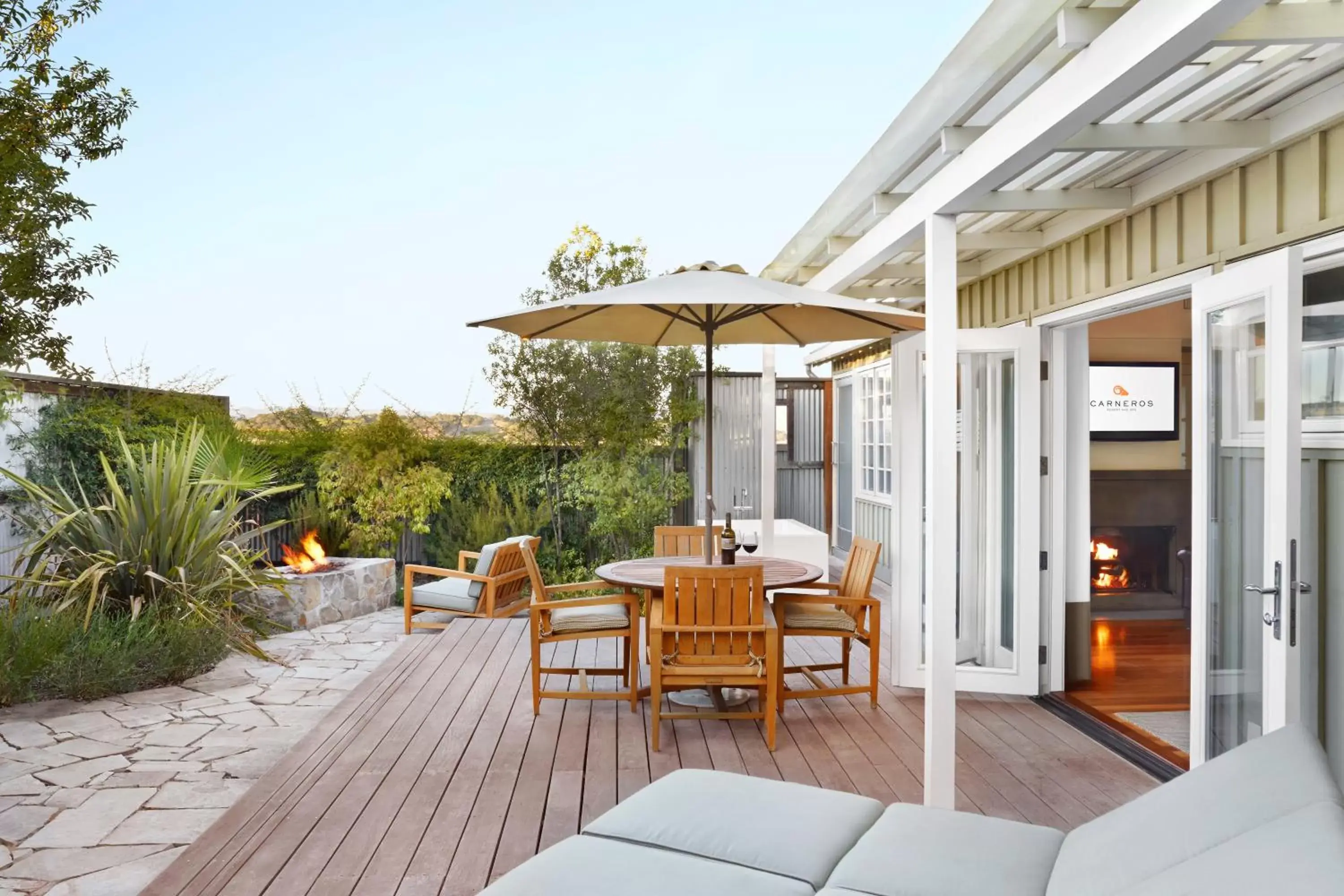 Patio, Seating Area in Carneros Resort and Spa