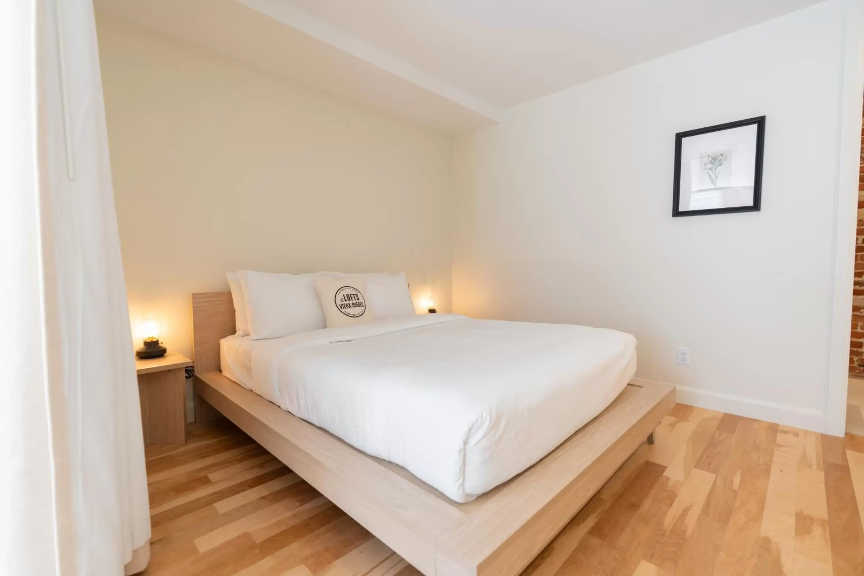 Bedroom, Bed in Les Lofts de la Barricade - Par les Lofts Vieux-Québec