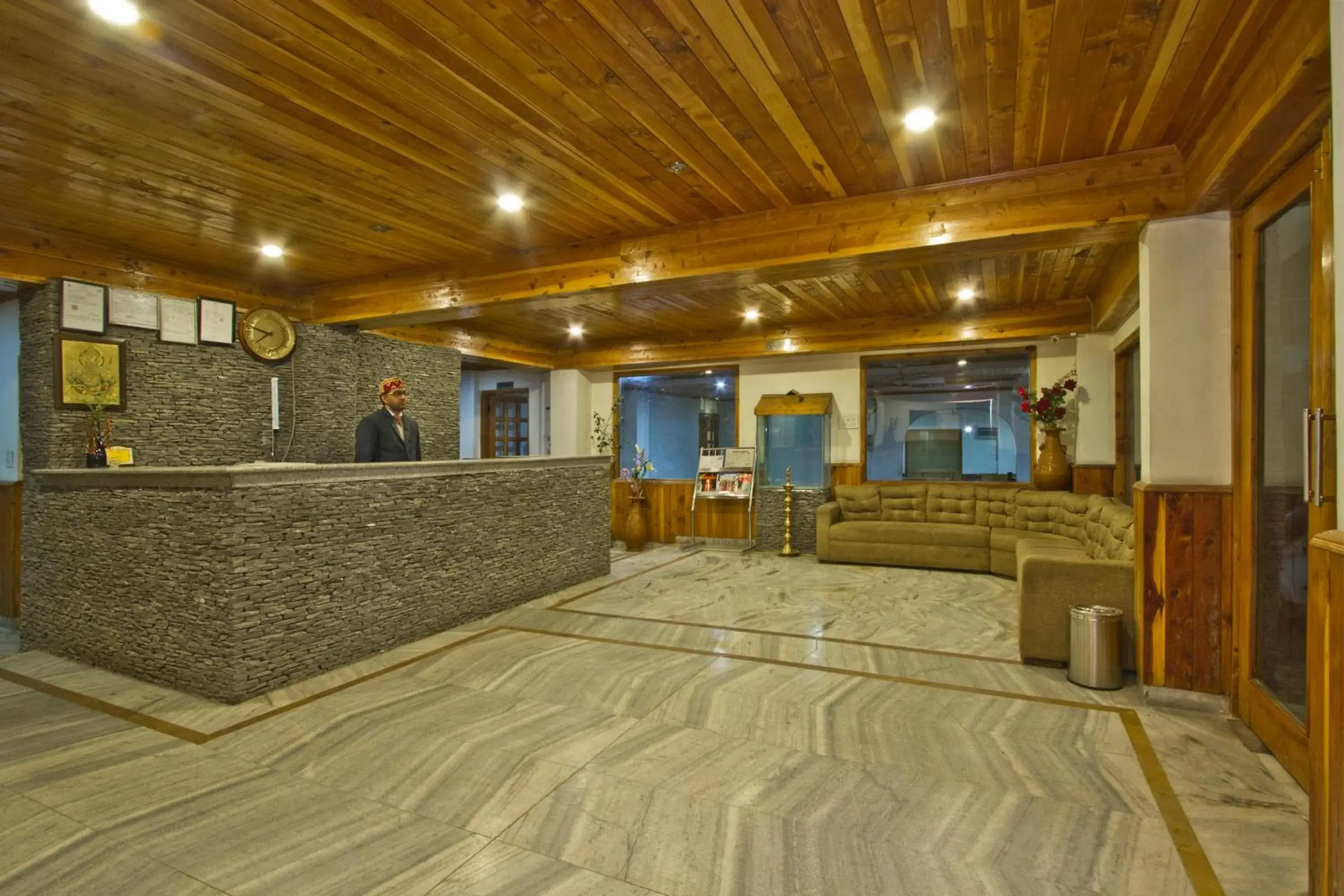 Lobby or reception, Lobby/Reception in Sarthak Resorts-Reside in Nature with Best View, 9 kms from Mall Road Manali