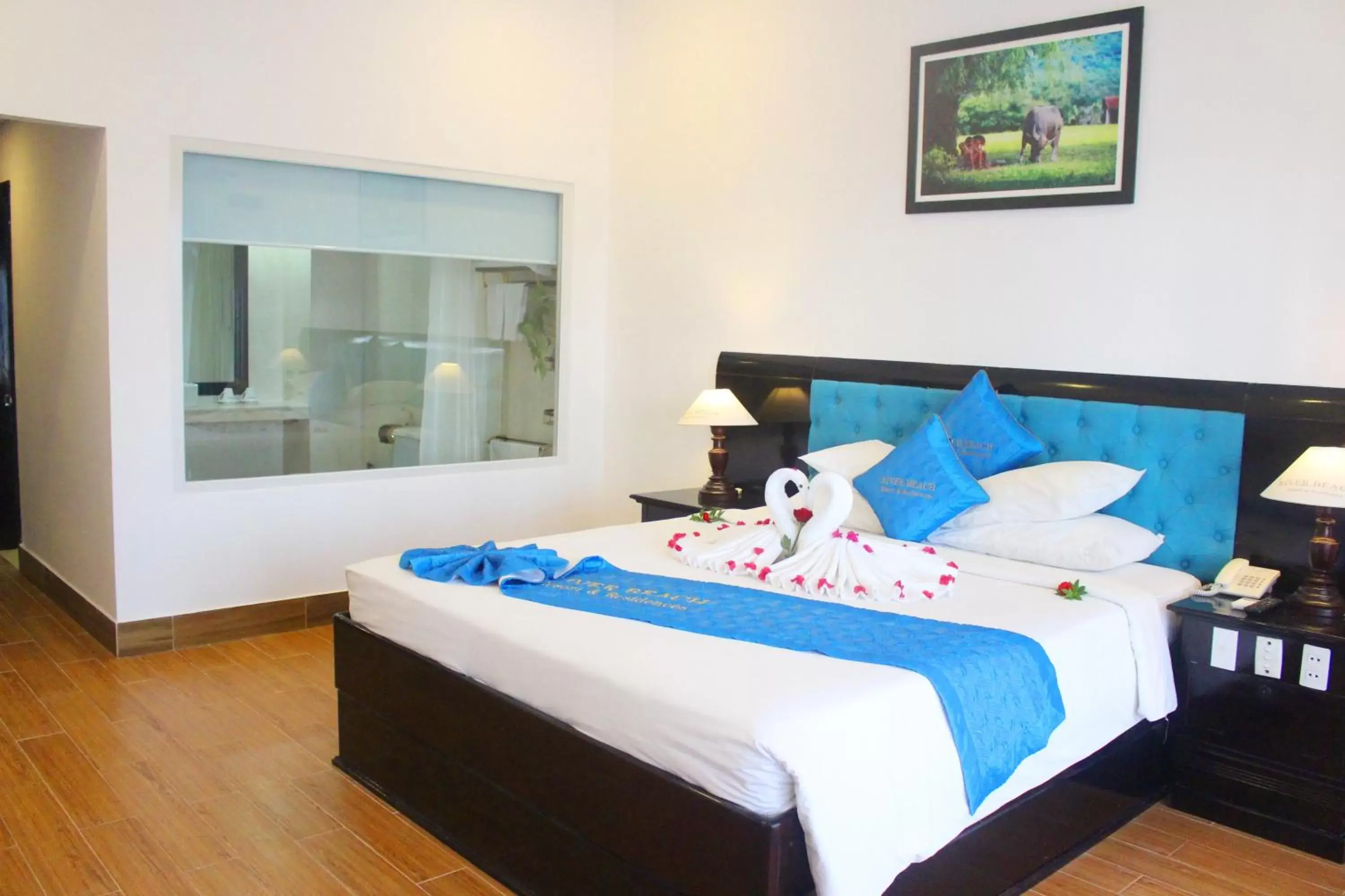 Photo of the whole room, Bed in River Beach Resort & Residences