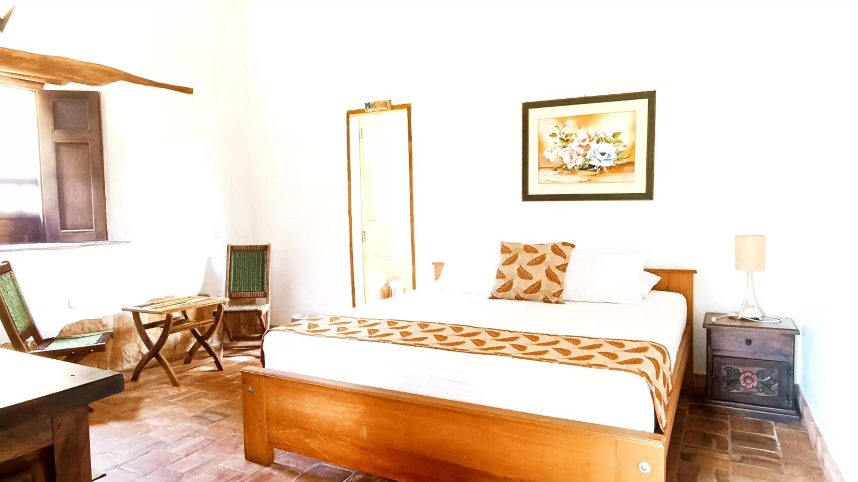 Bed in Hotel Finca Buenos Aires Barichara