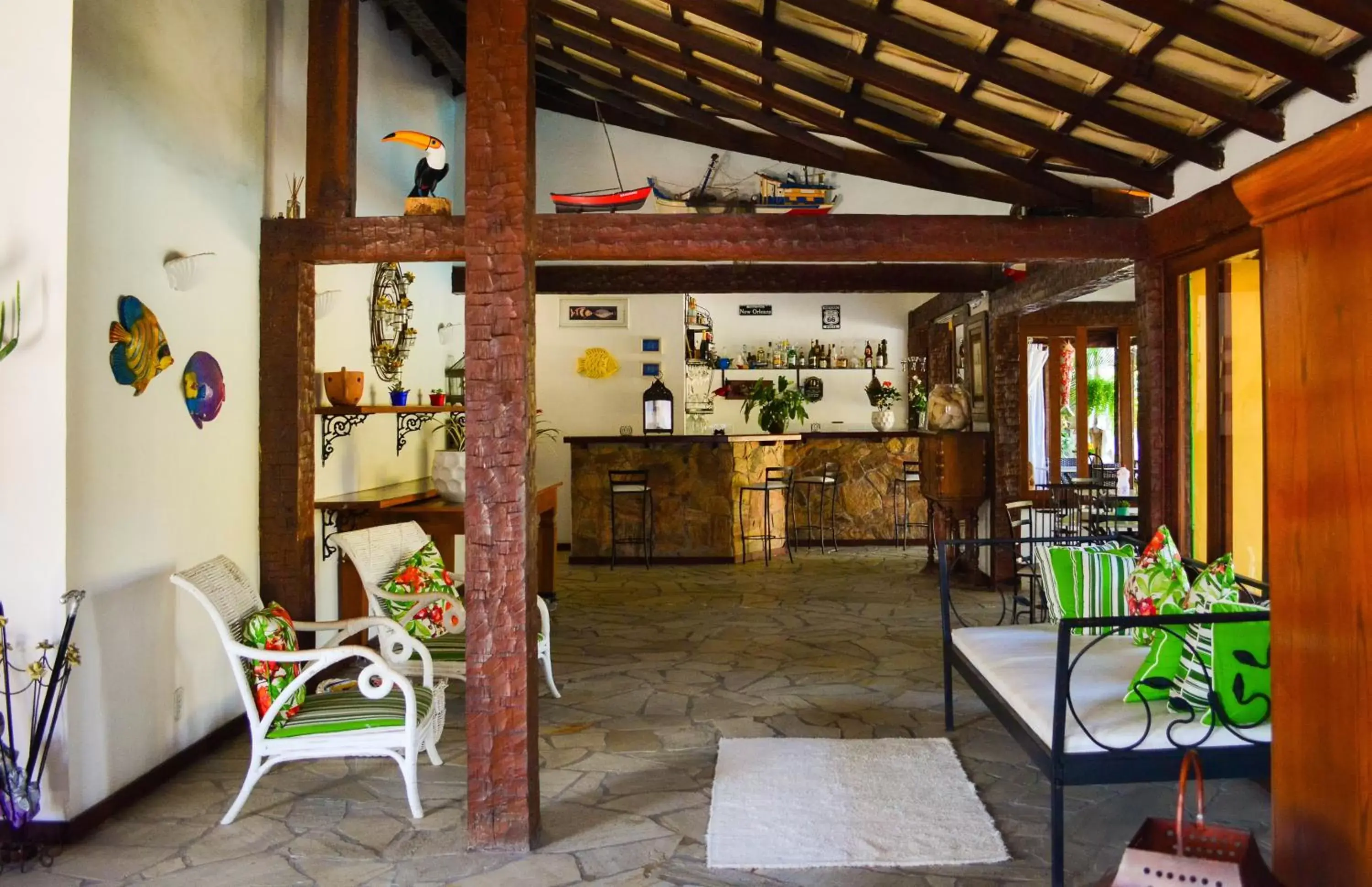 Lobby or reception in Pousada do Namorado