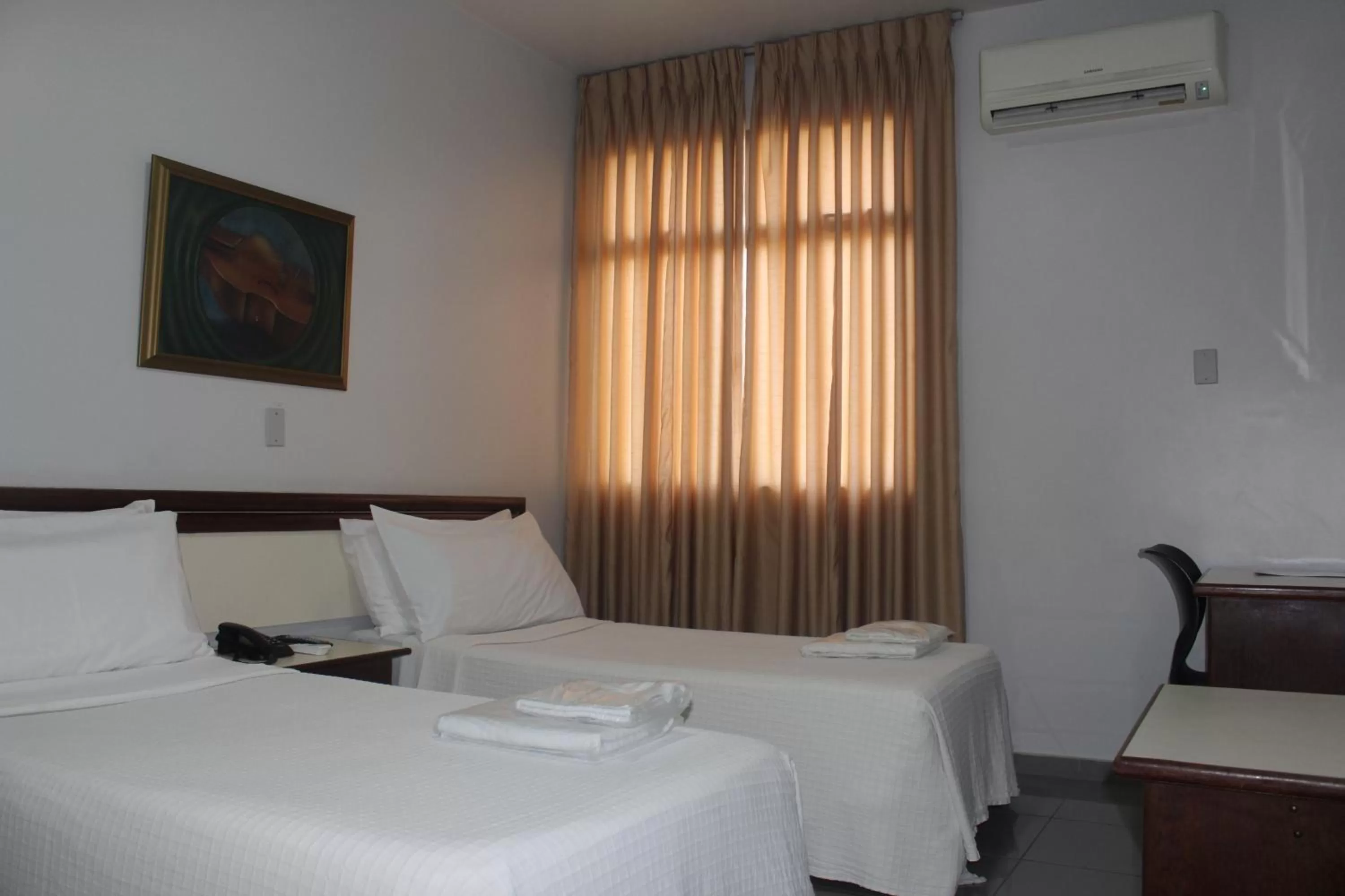 Bed in Hotel Oscar Econômico Montes Claros