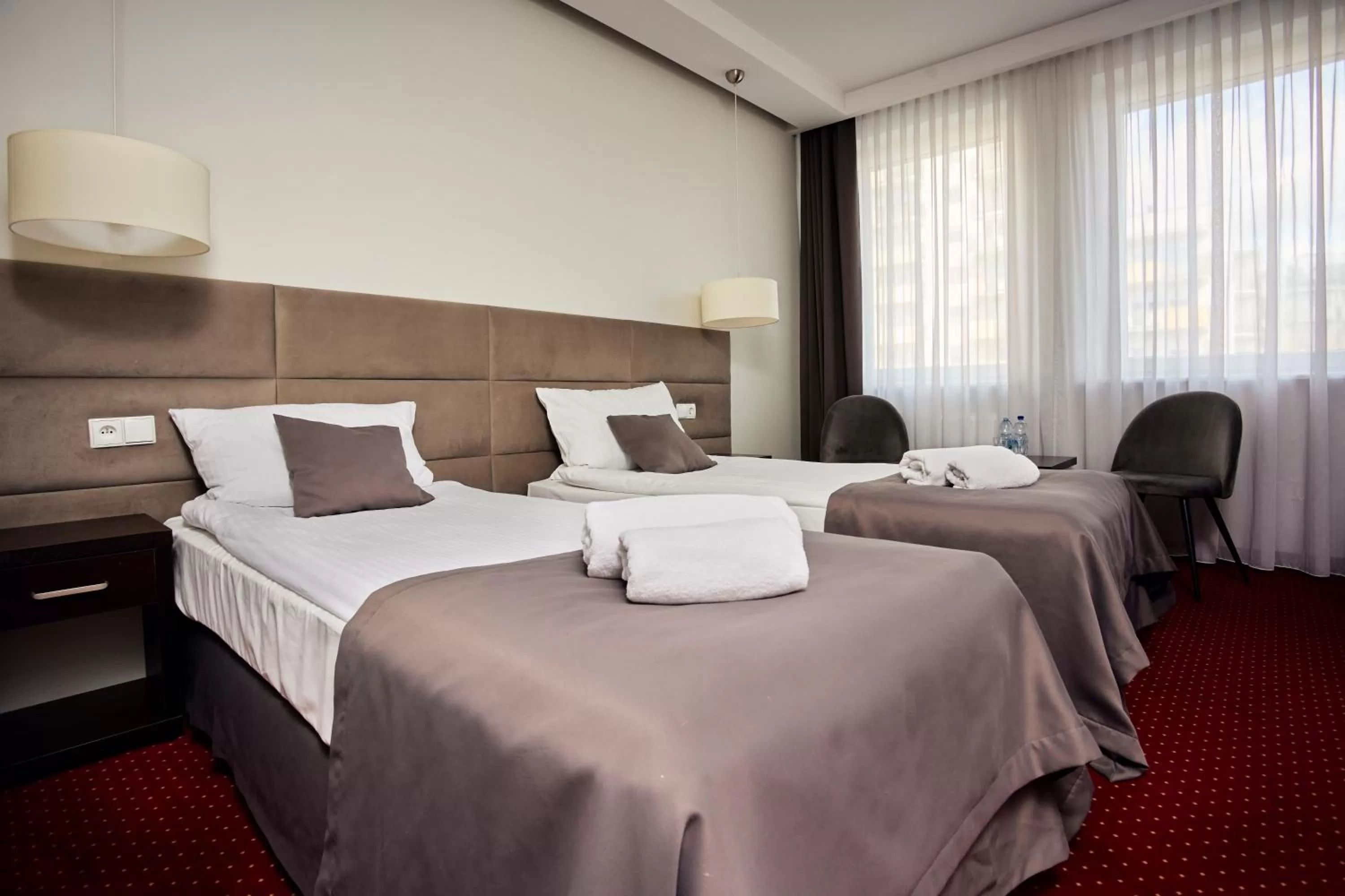 Bed in Hotel Maraton