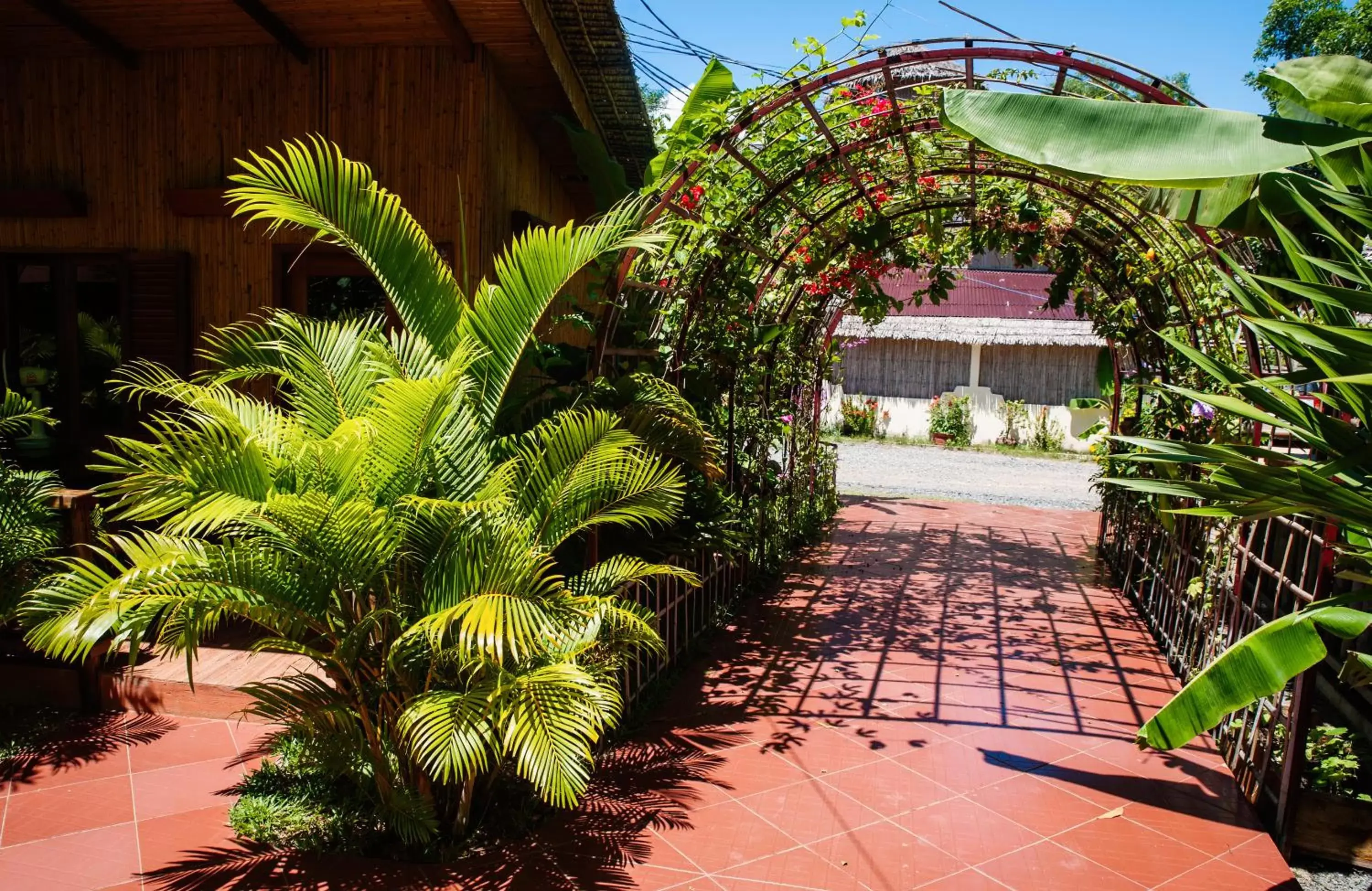 Facade/entrance in Sok Sabay Resort