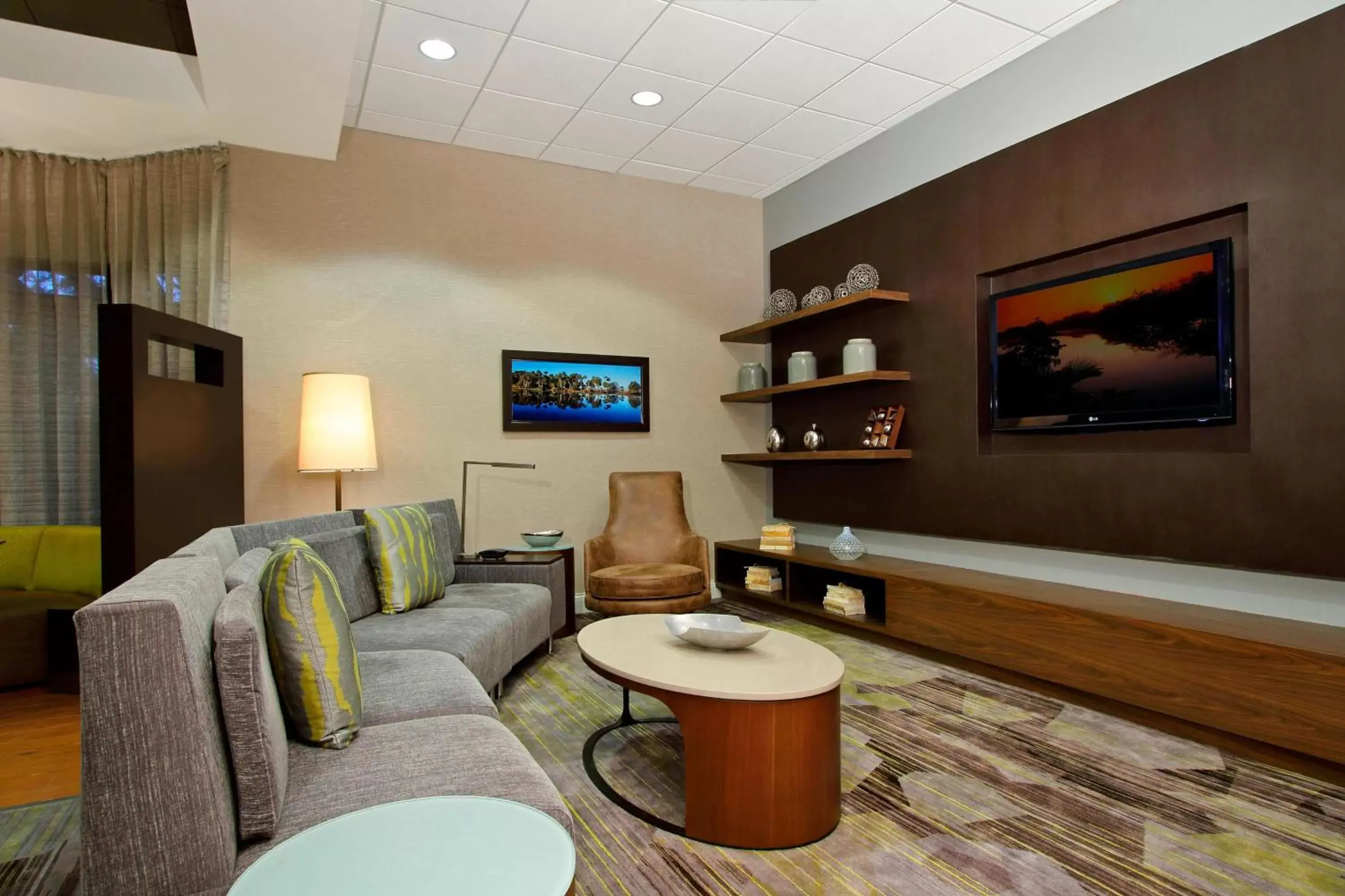 Other, Seating Area in Courtyard by Marriott Cocoa Beach Cape Canaveral