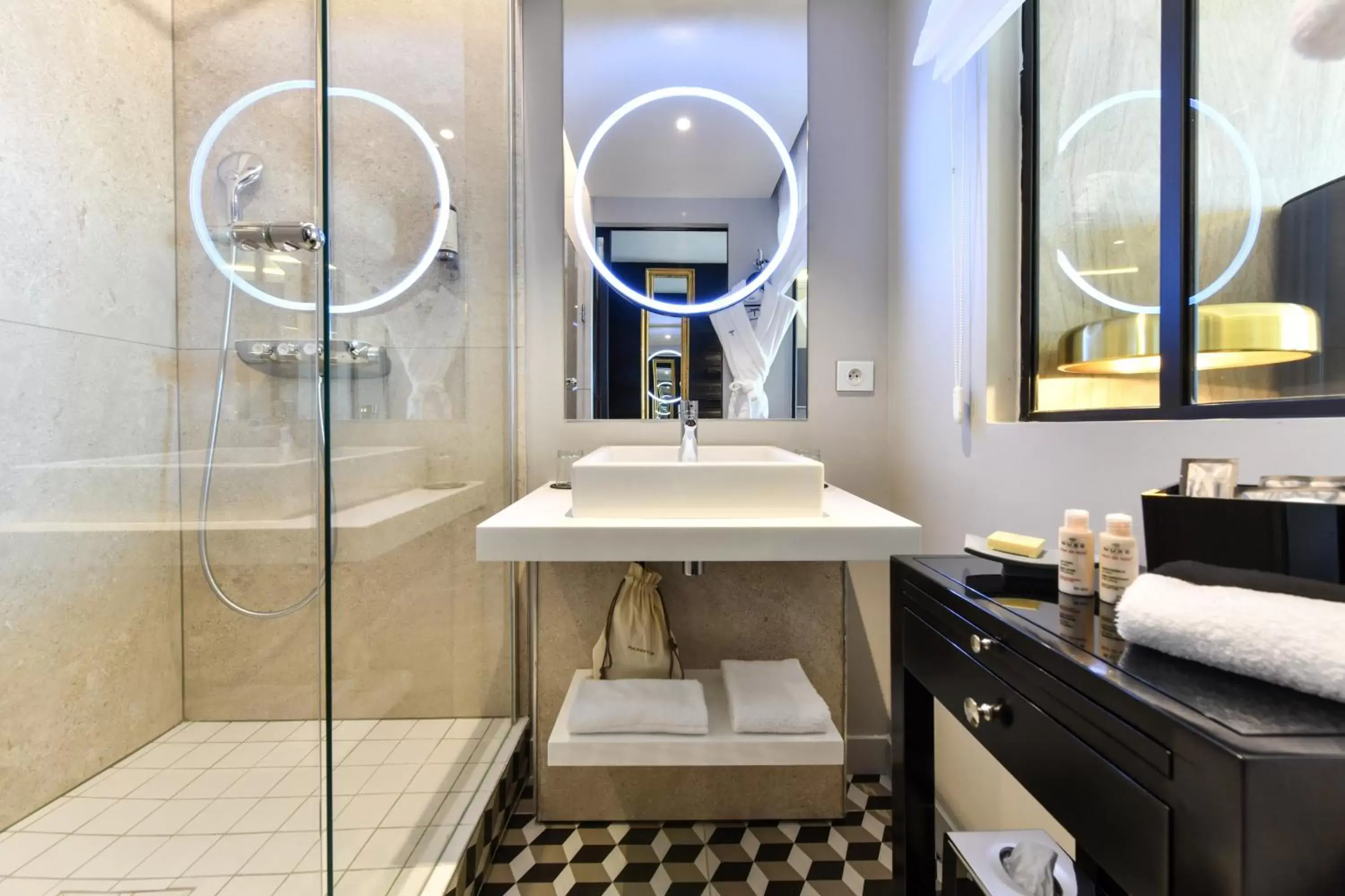Shower, Bathroom in La Grande Terrasse Hotel&Spa La Rochelle MGallery Hotel Collection