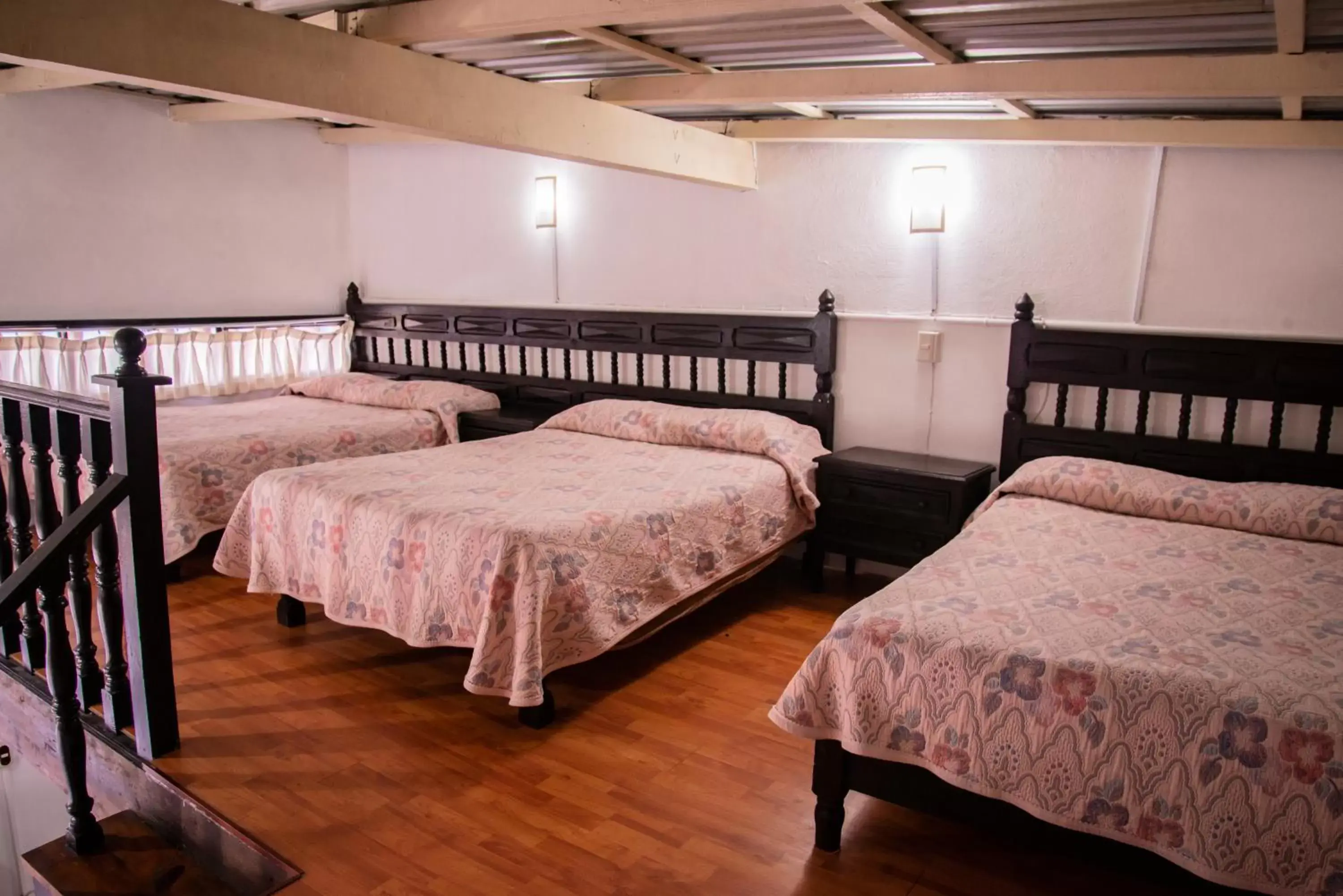 Bed in Hotel Hacienda de Cobos