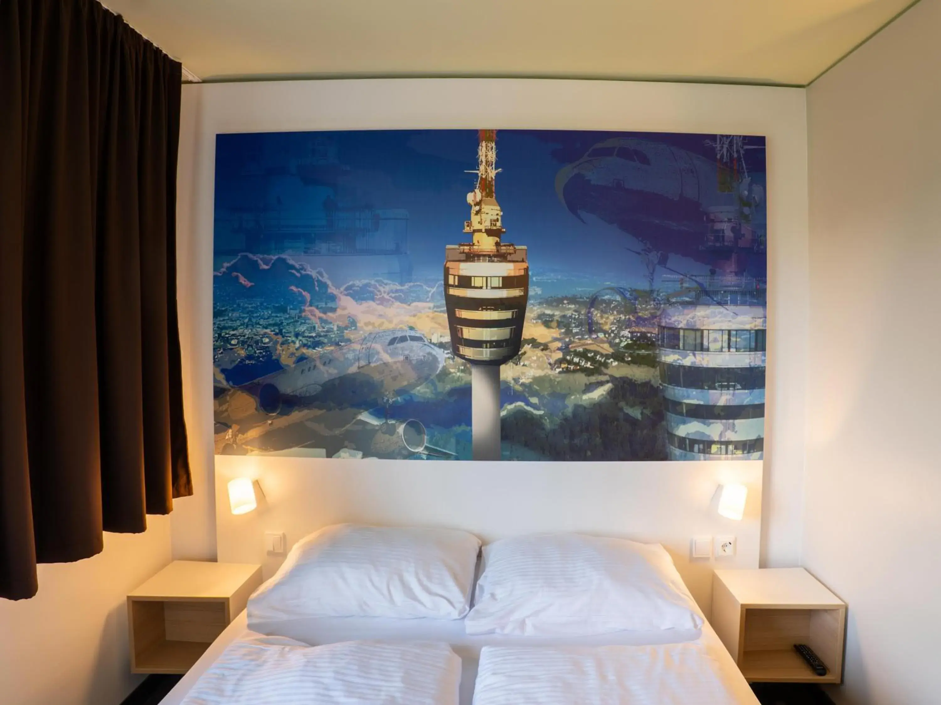 Photo of the whole room, Bed in B&B Hotel Stuttgart-Airport/Messe