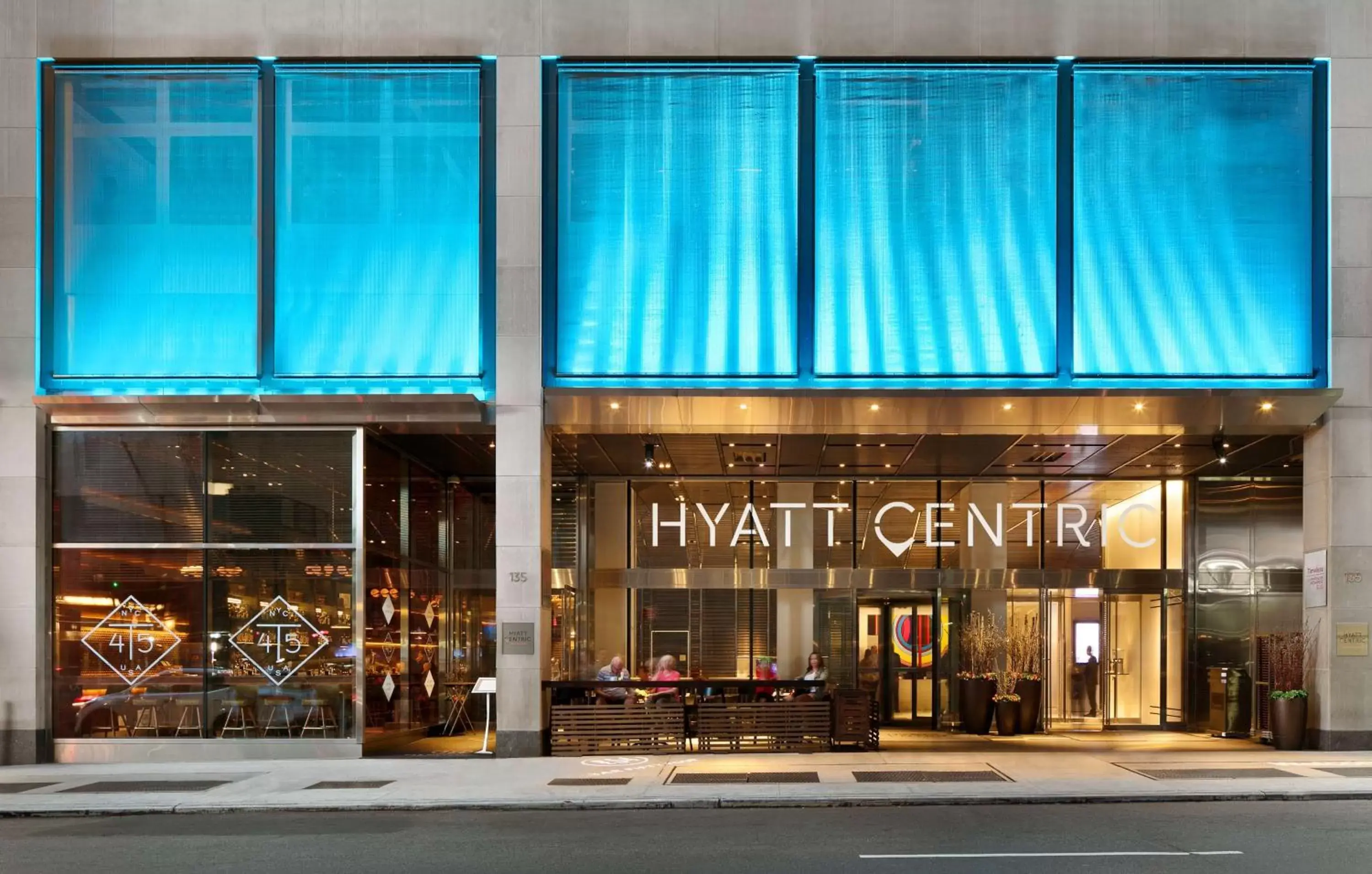 Property building in Hyatt Centric Times Square New York