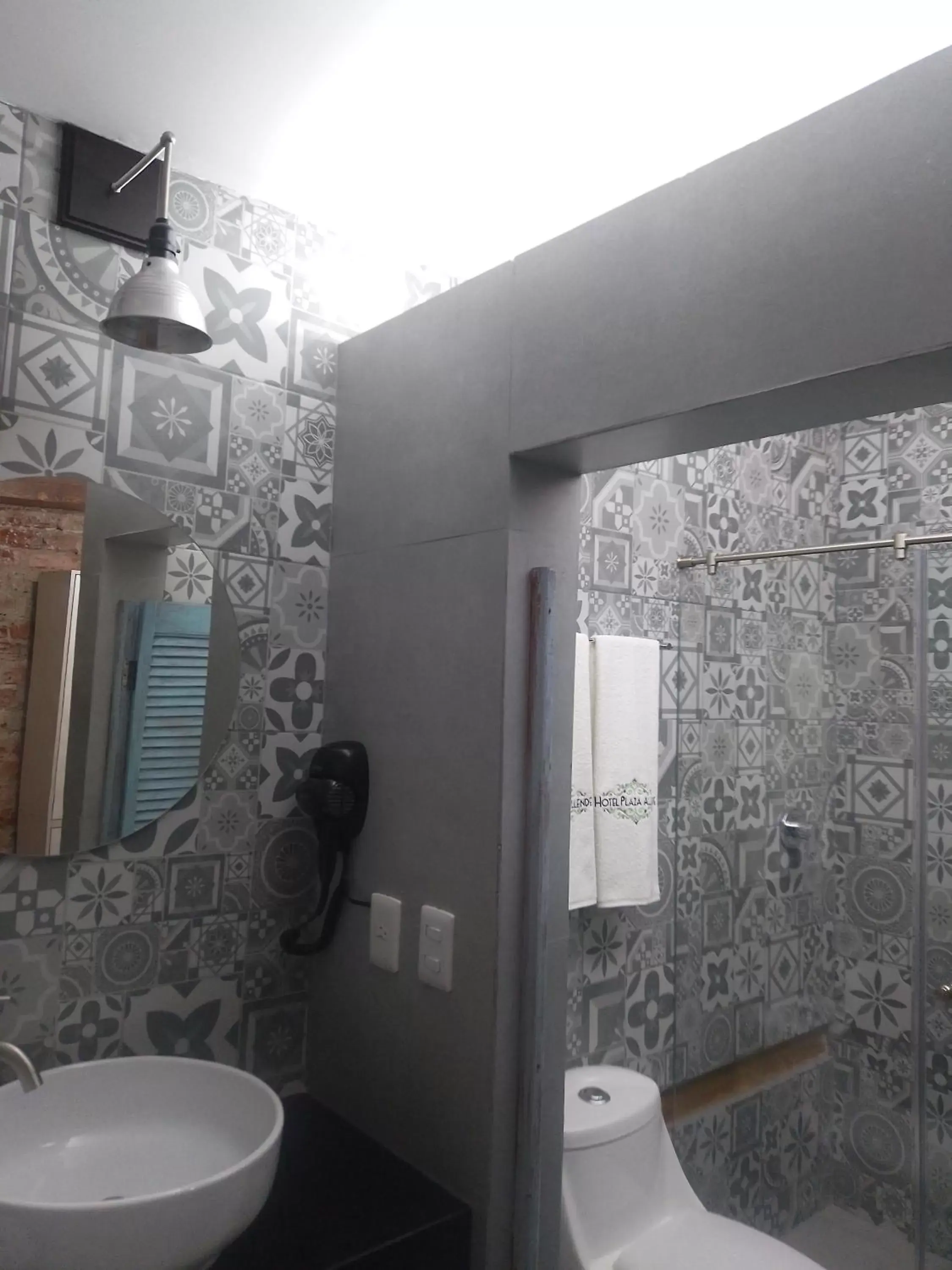 Bathroom in Hotel Sonno Plaza Allende