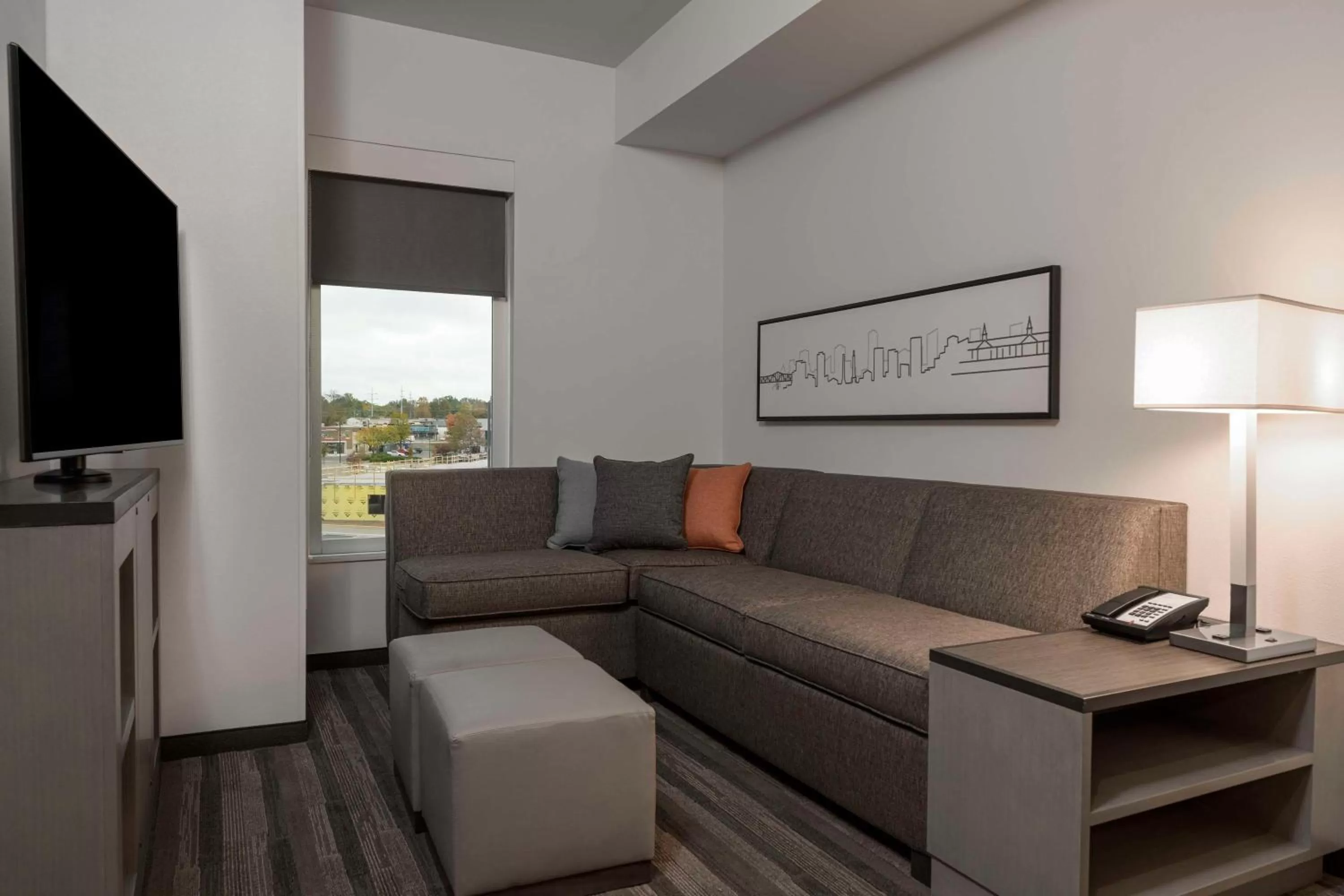 Photo of the whole room in Hyatt House Louisville East