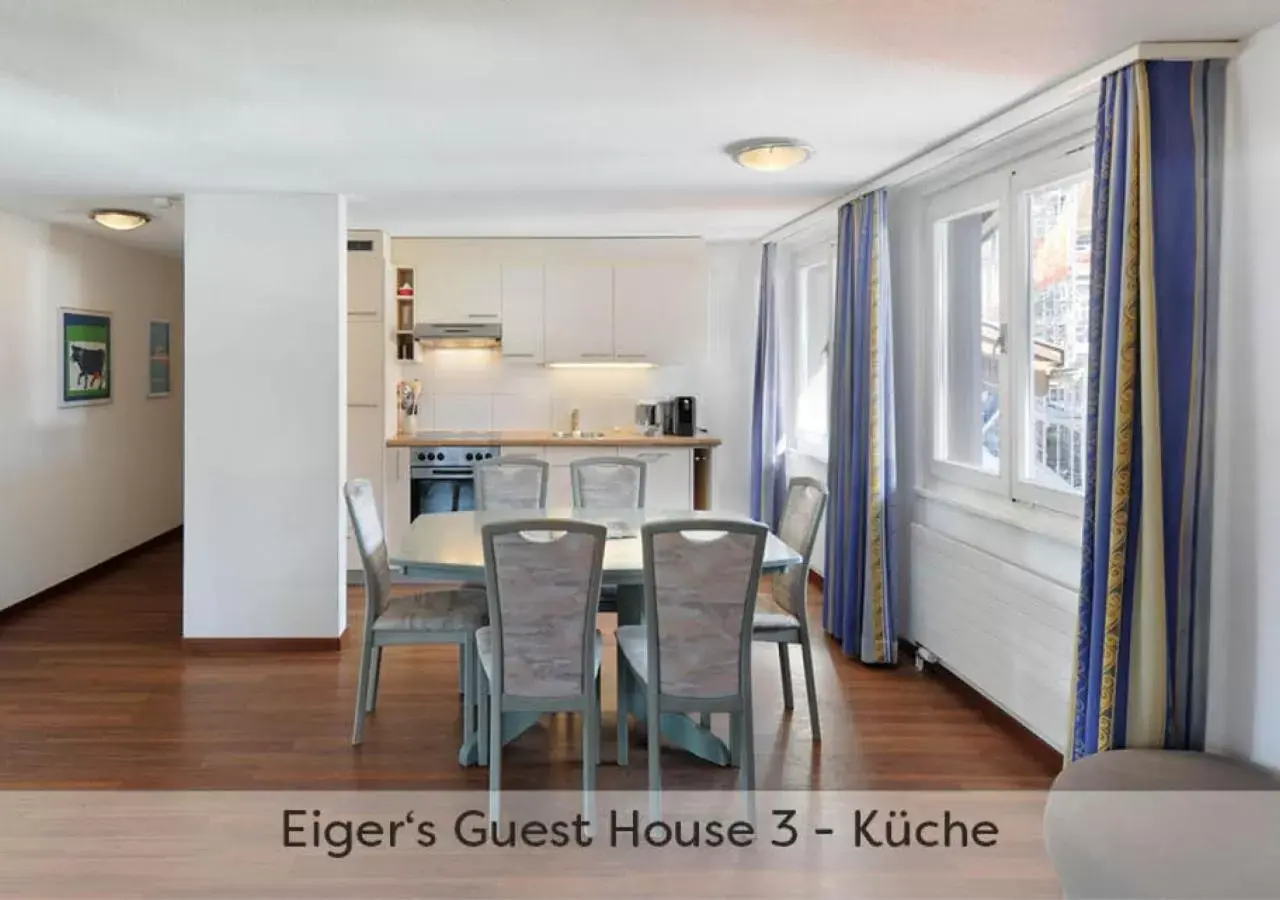 Dining area in Aparthotel Eiger *** - Grindelwald