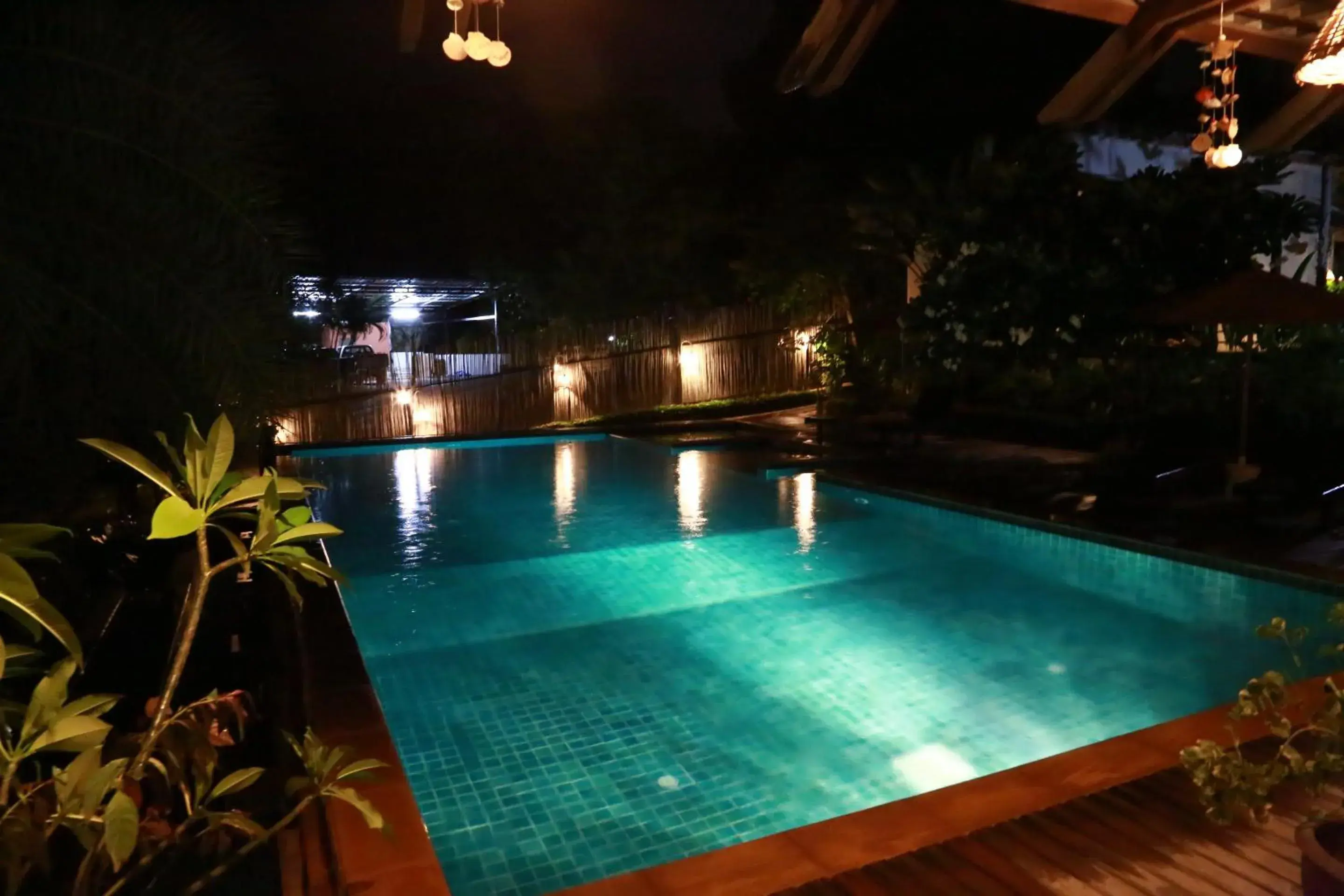 Night, Swimming Pool in Sasitara Residence