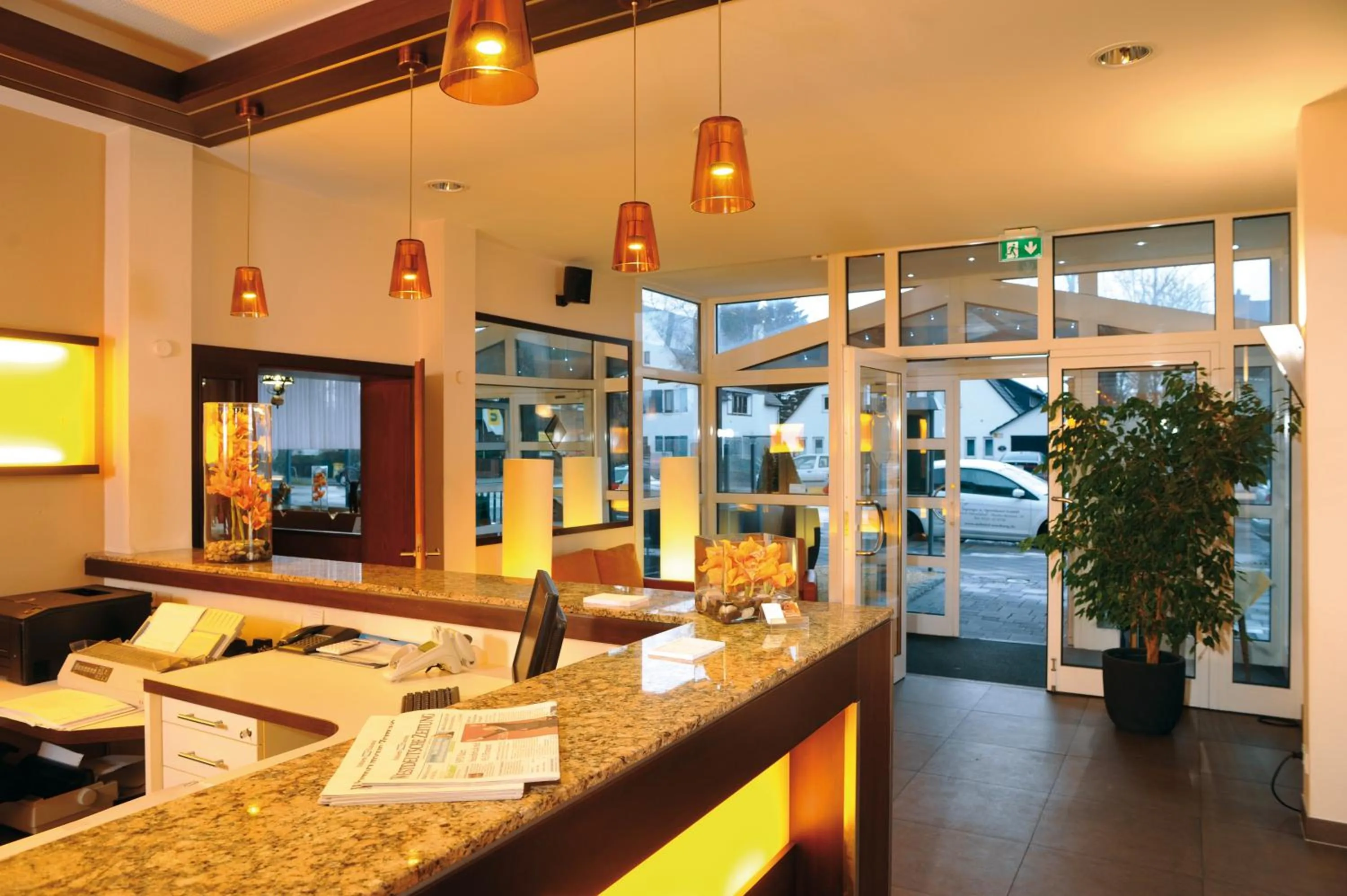 Lobby or reception in Air Hotel Wartburg