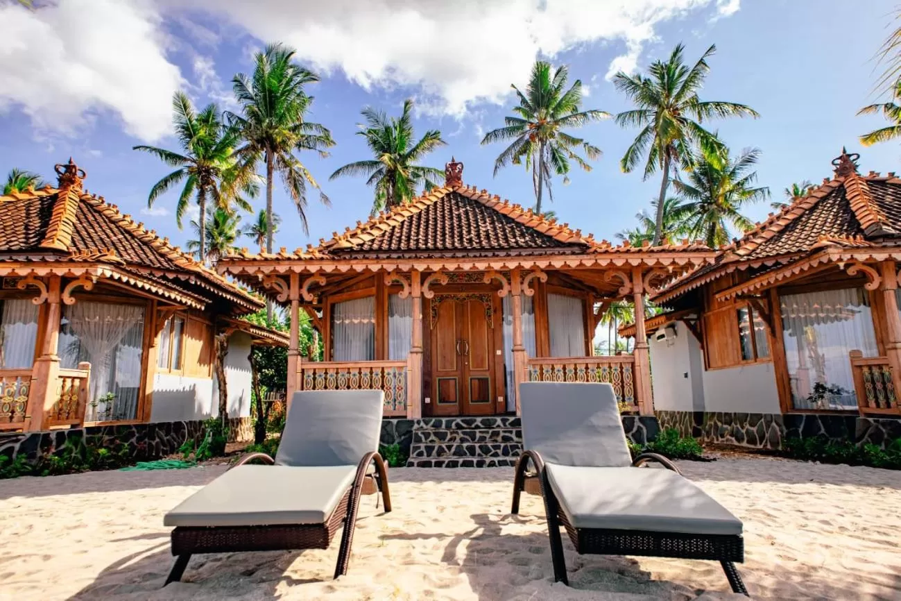 Patio in Blue Harbor Beachfront Villas & Resto