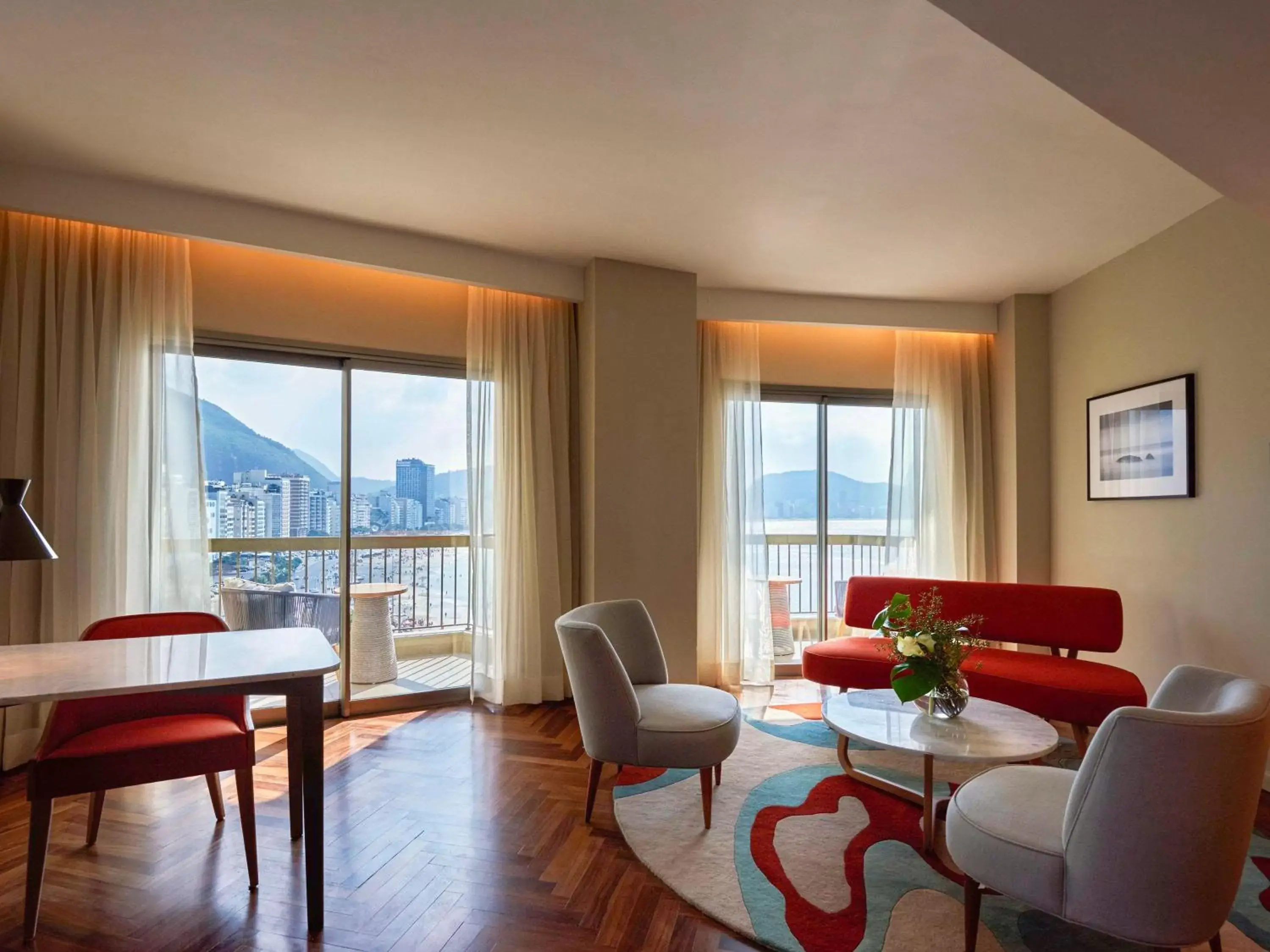 Bedroom, Seating Area in Fairmont Rio de Janeiro Copacabana