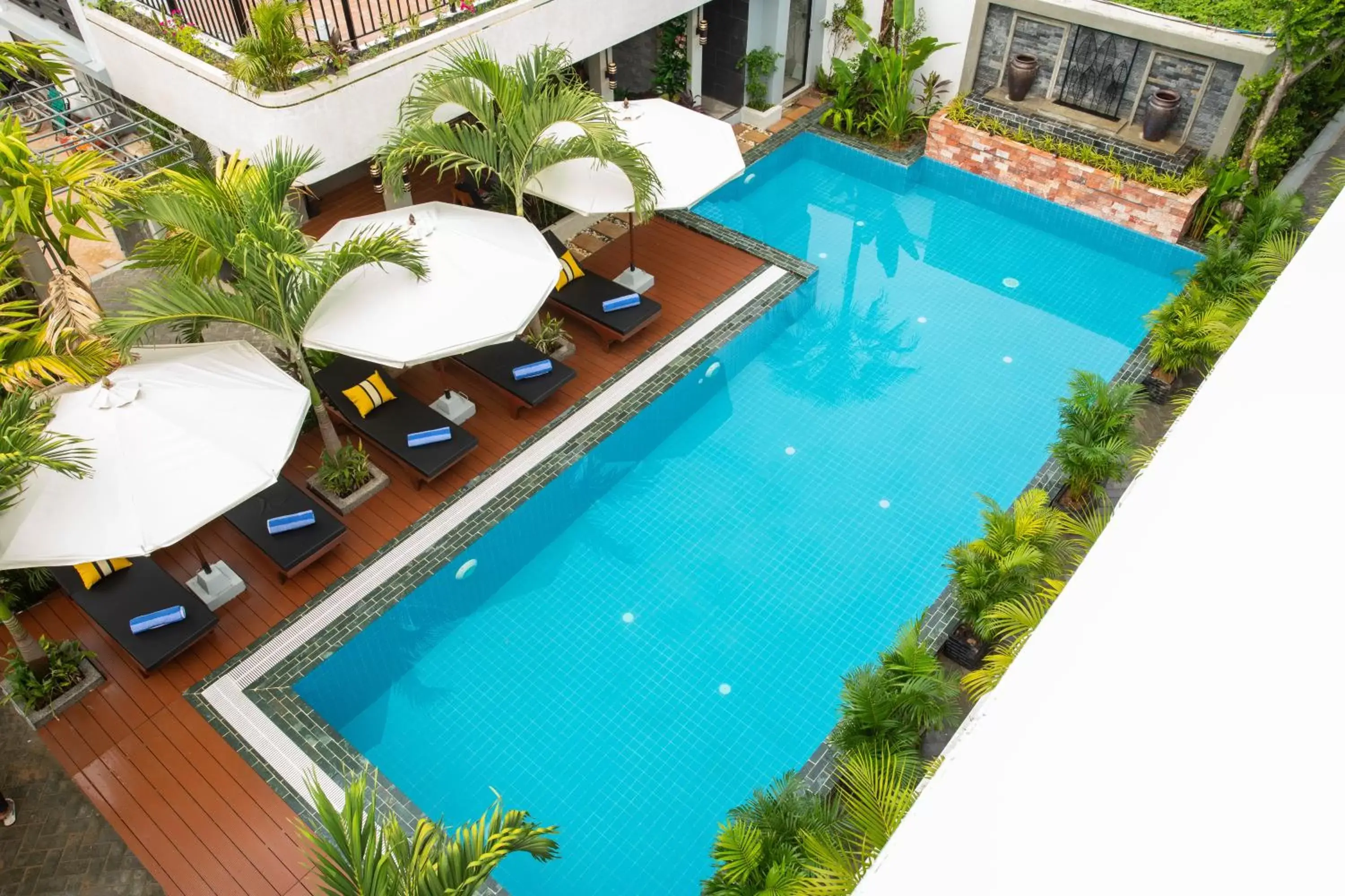Swimming pool, Pool View in Cambana La Rivière Hotel