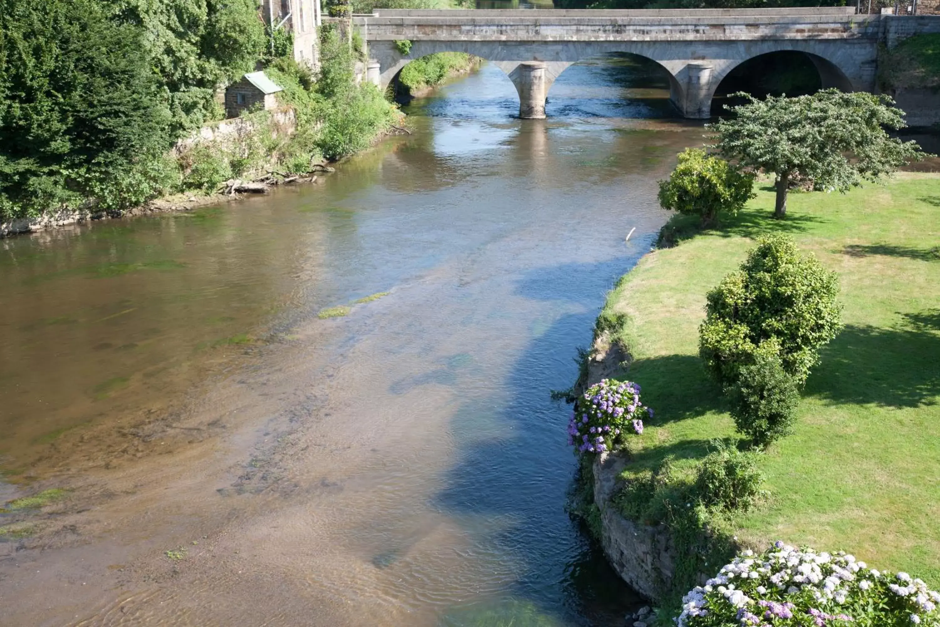 View (from property/room) in Best Western Le Moulin de Ducey