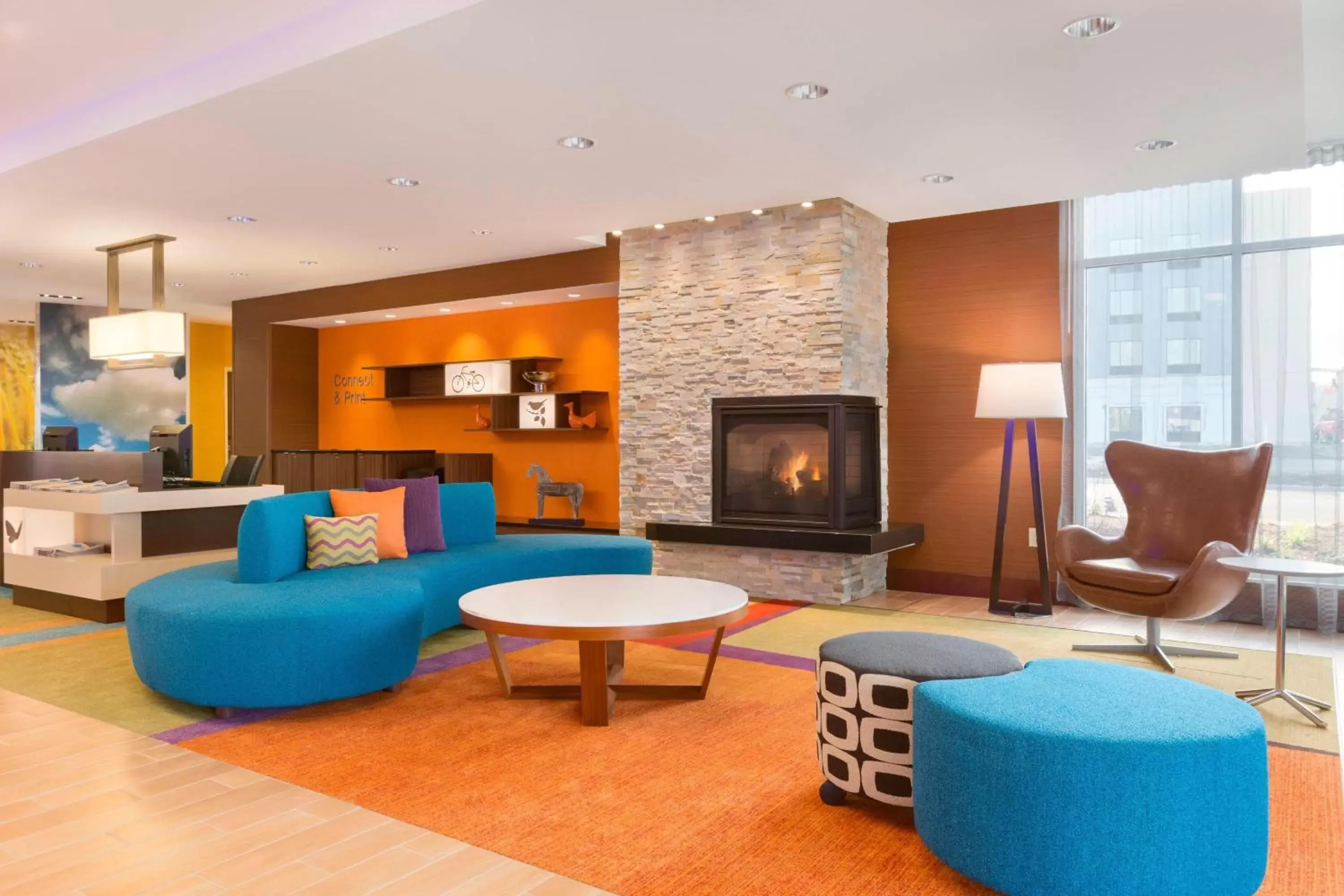 Lobby or reception, Seating Area in Fairfield Inn & Suites by Marriott Pittsburgh Airport/Robinson Township