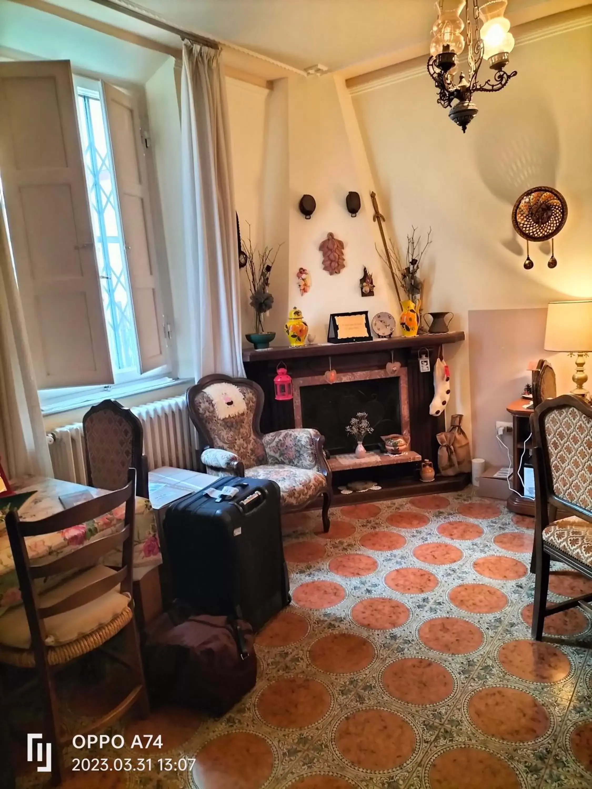Living room in Villa Matilde
