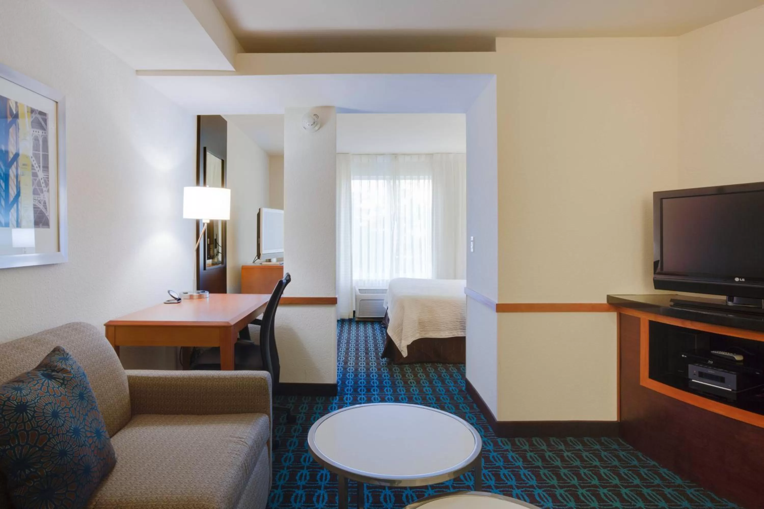 King Studio with Sofa Bed and Adapted Tub - Mobility and Hearing Accessible in Fairfield Inn and Suites by Marriott Titusville Kennedy Space Center