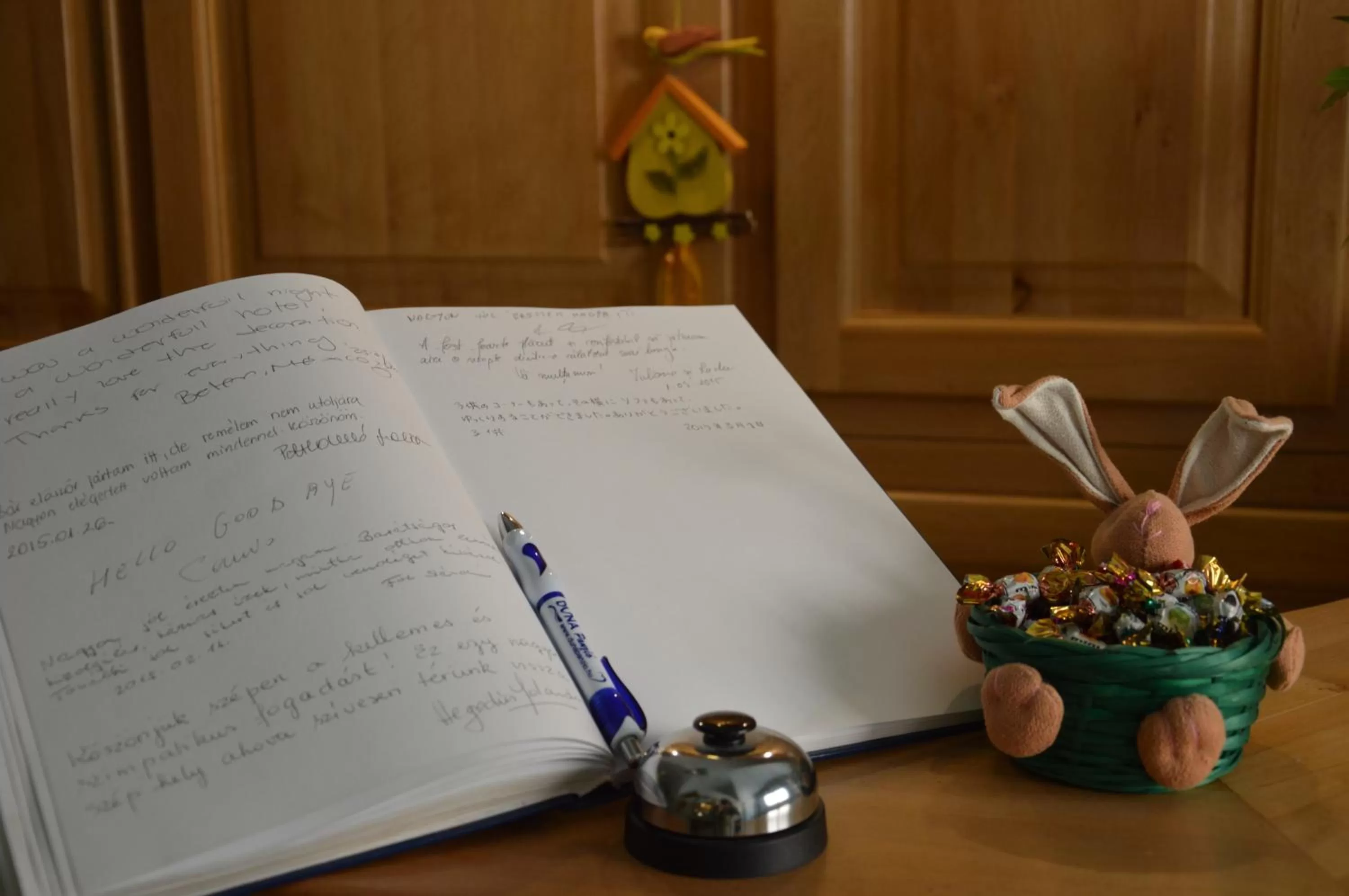 Lobby or reception in Duna Panzió