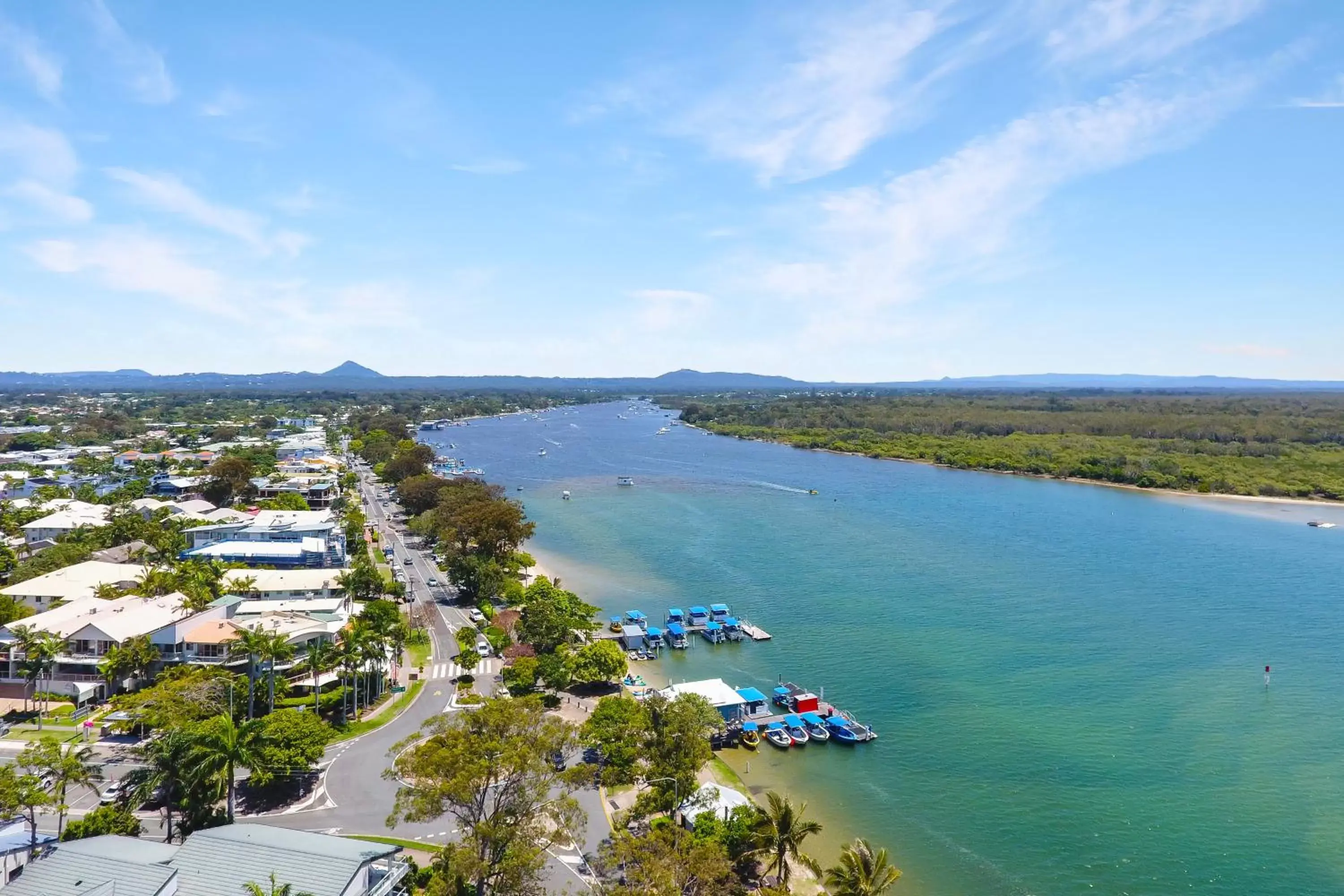 Bird's eye view, Bird's-eye View in Noosa Place Resort