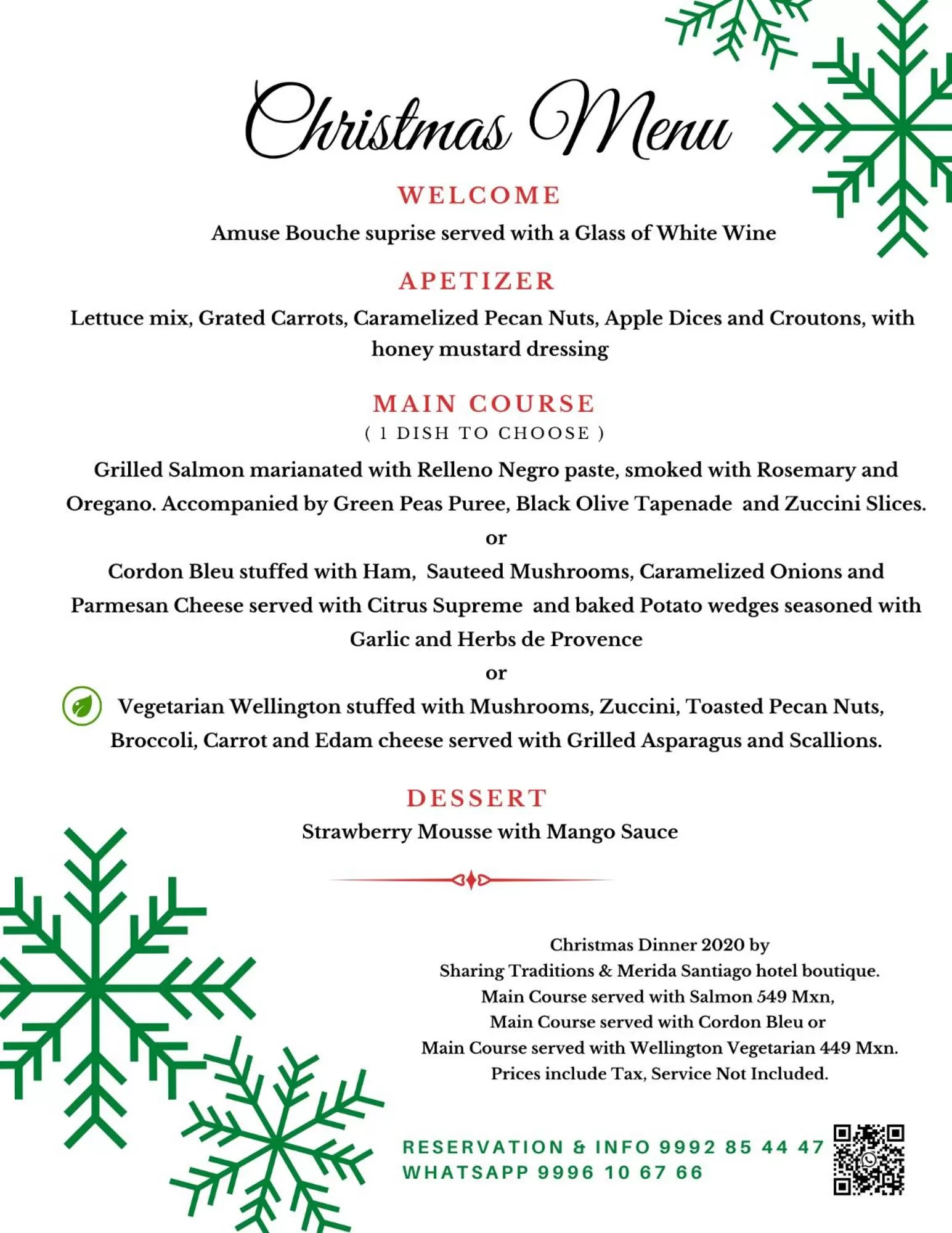 Food in Merida Santiago Hotel Boutique