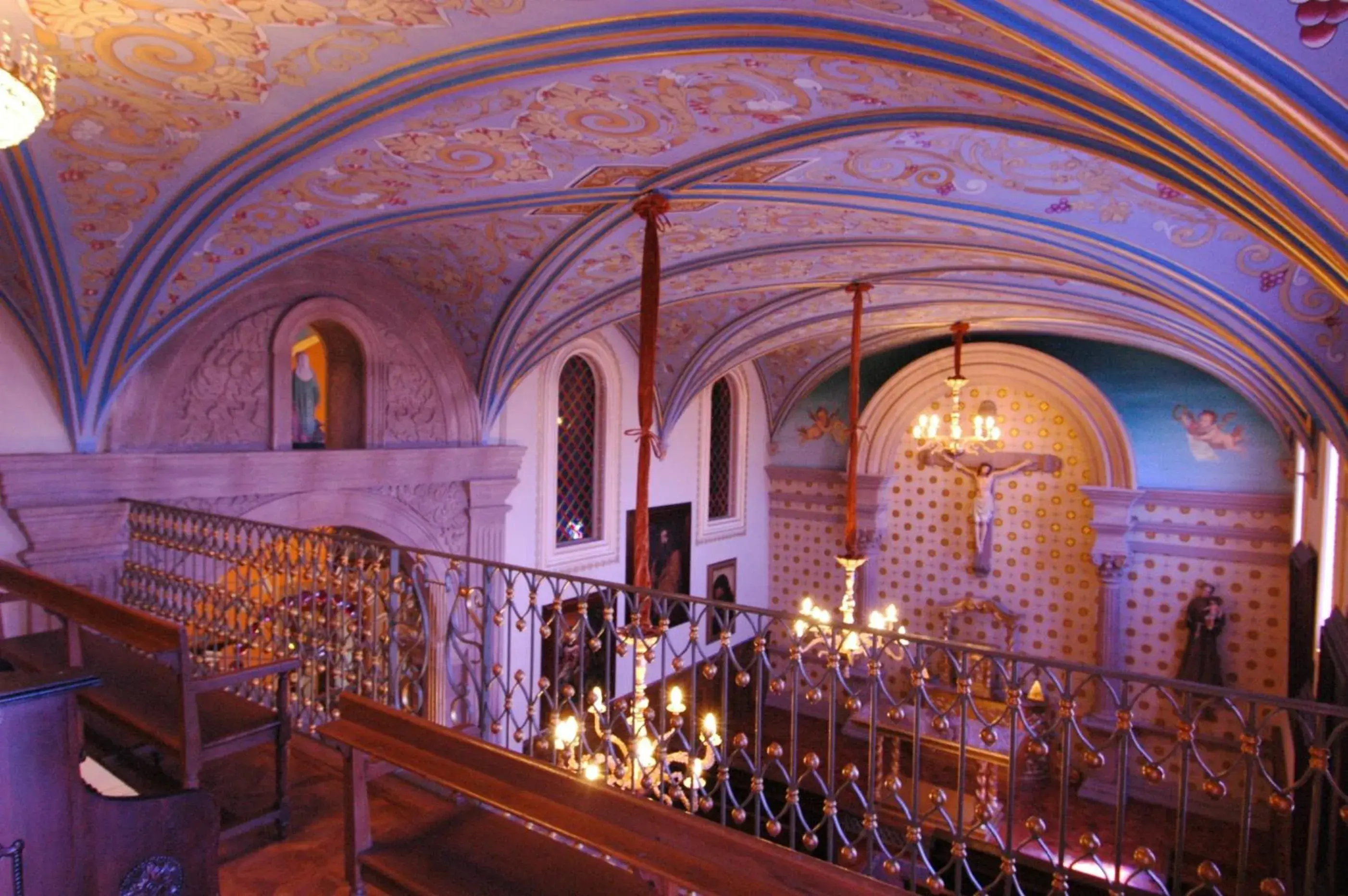 Decorative detail in Hotel Museo Palacio de San Agustin