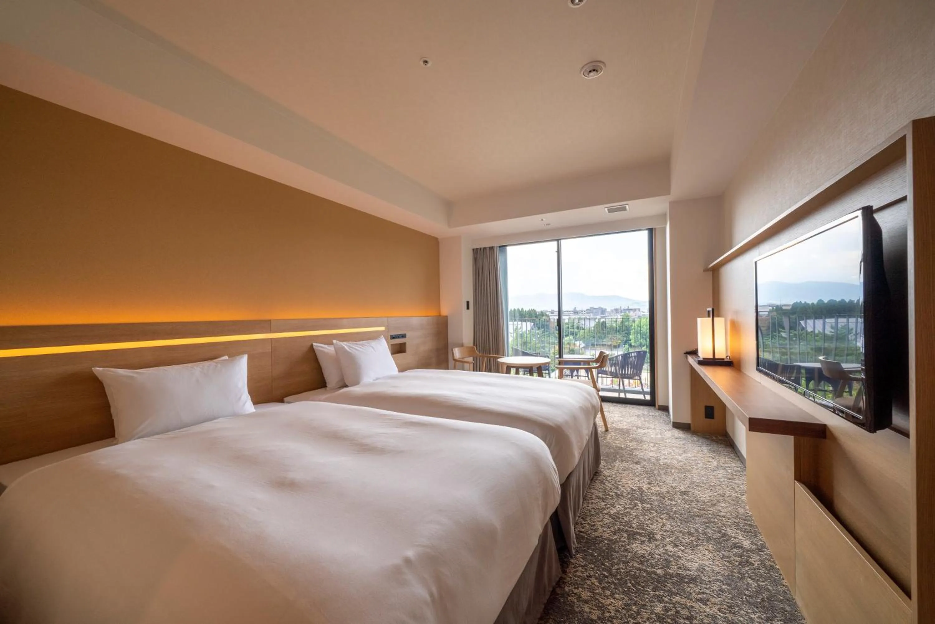 Bed in Umekoji Potel KYOTO