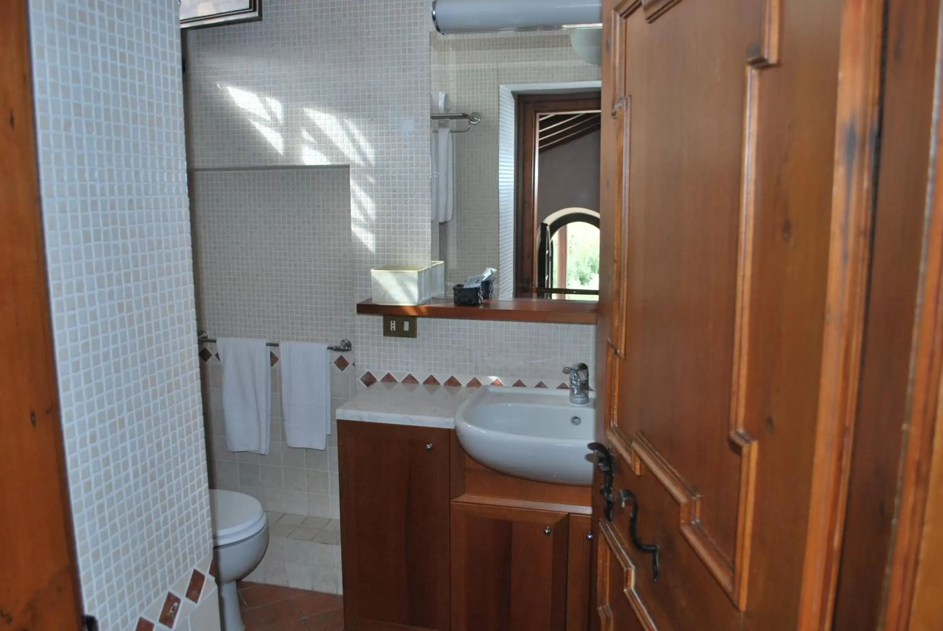 Bathroom in Residence Casale Mostacciano
