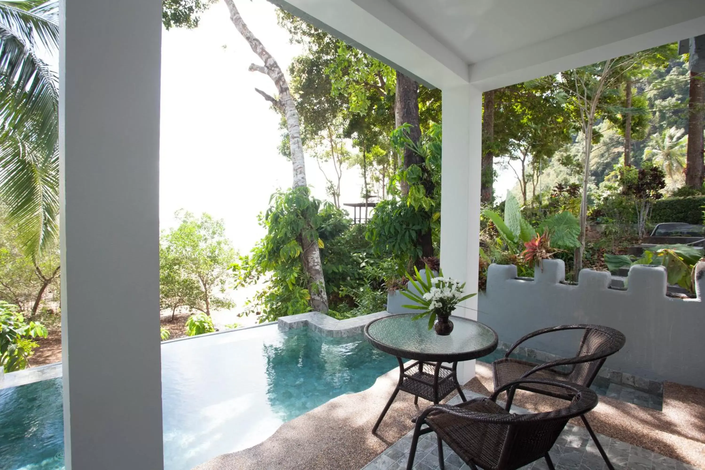 Patio, Swimming Pool in Arawan Krabi Beach Resort