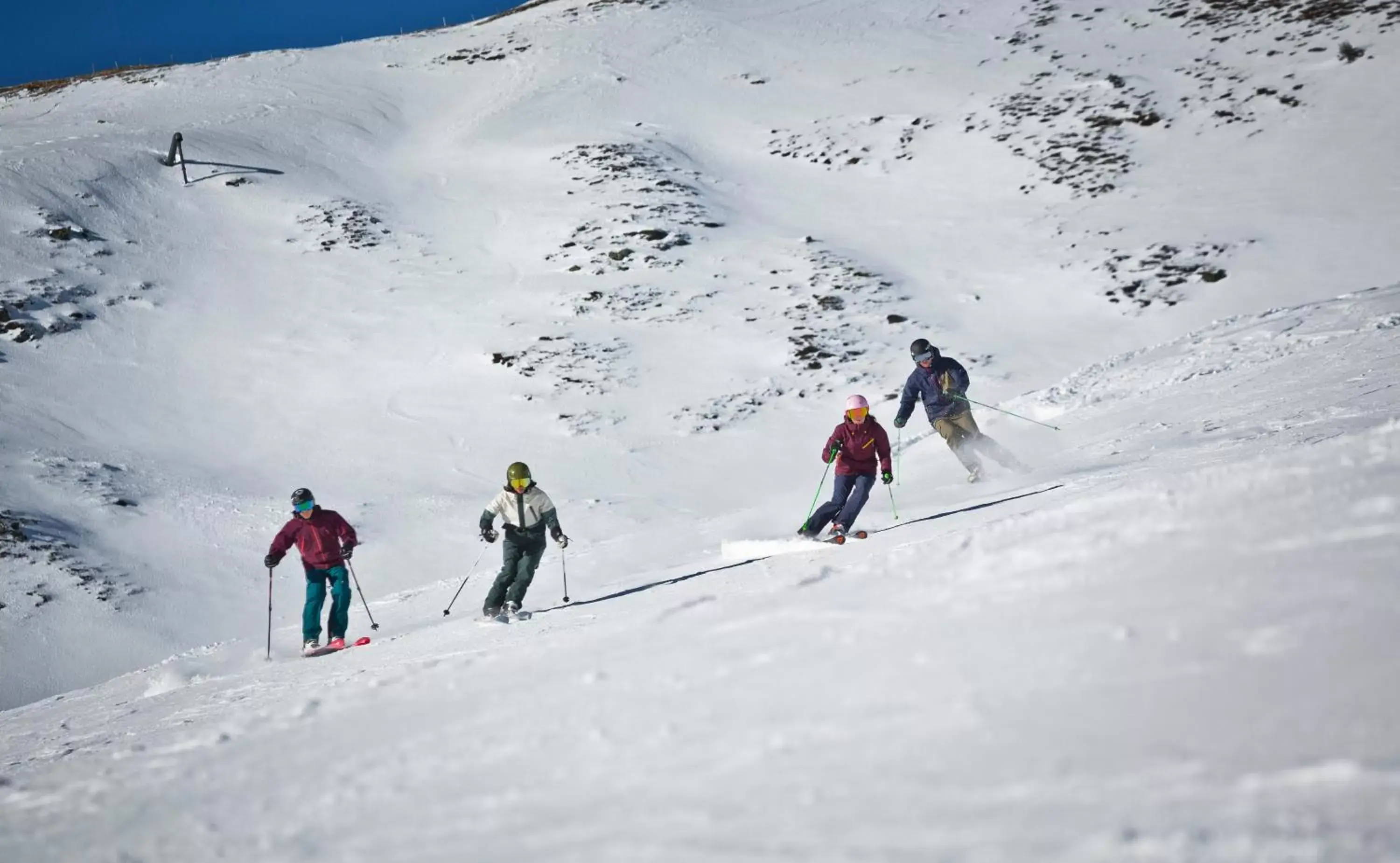 Skiing, Winter in eva,VILLAGE