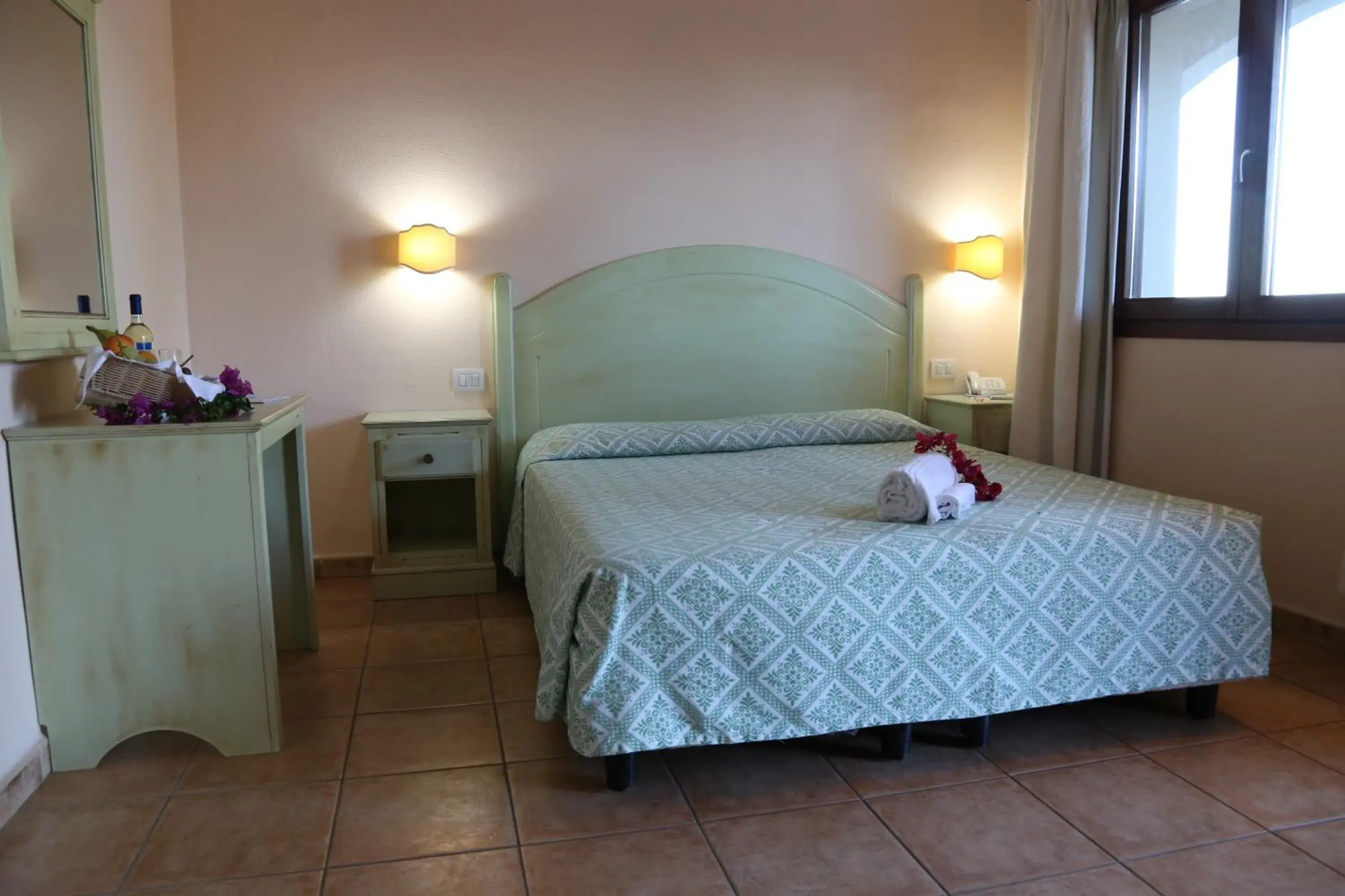 Bed in Club Esse Cala Gonone Bed in Club Esse Cala Gonone