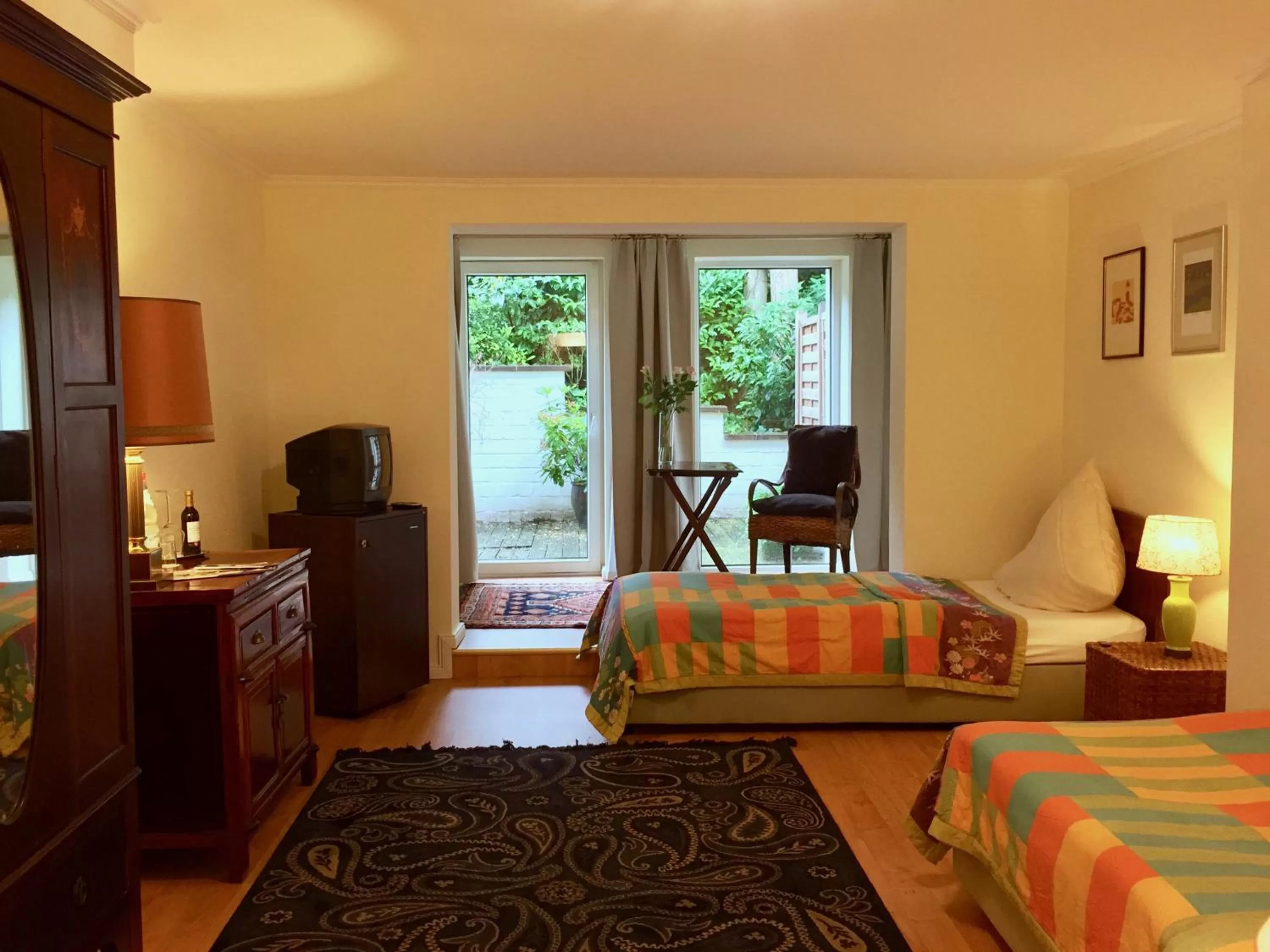 Bed in Hotel Villa Meererbusch