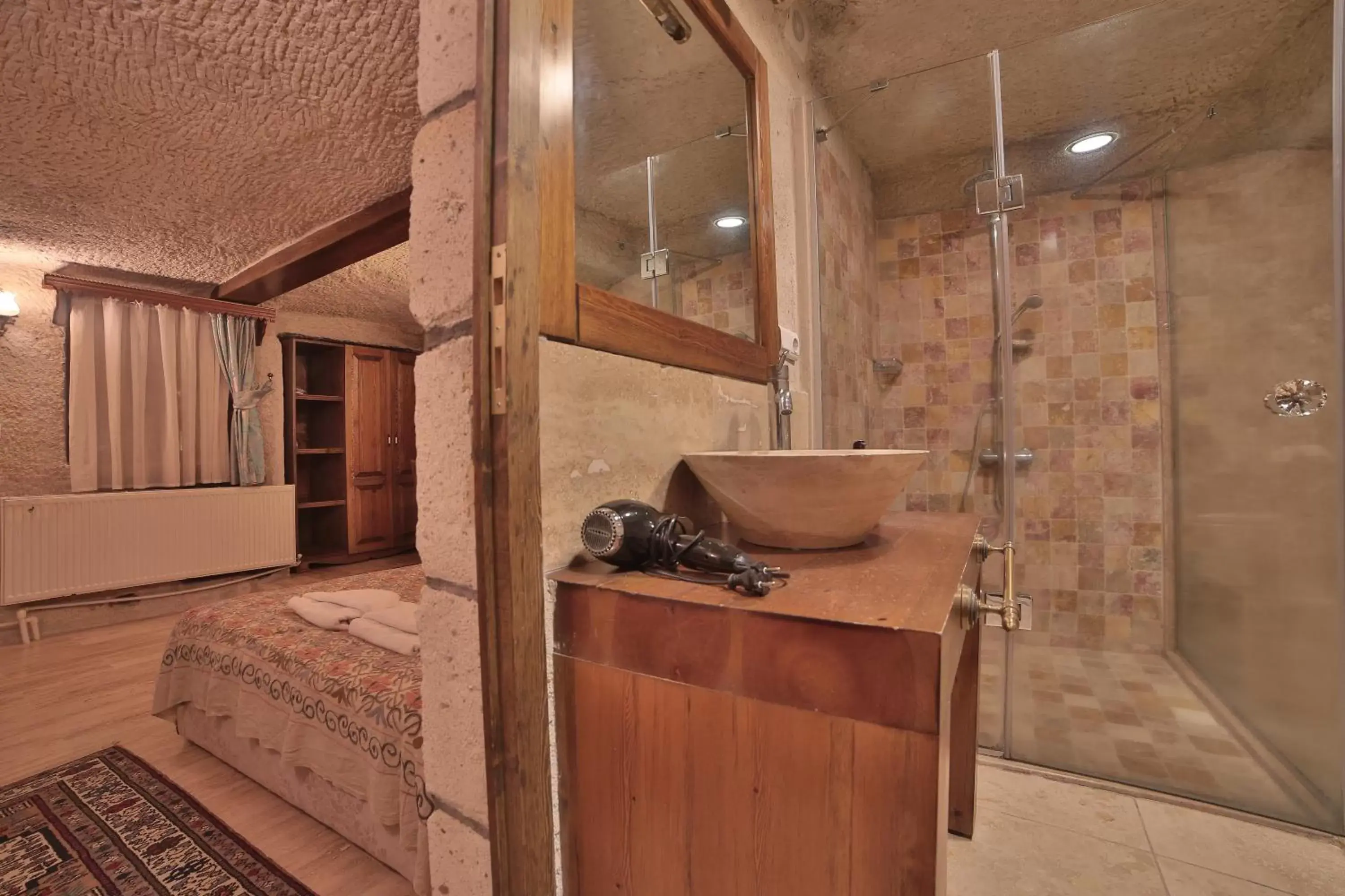 Shower, Bathroom in Local Cave House Hotel