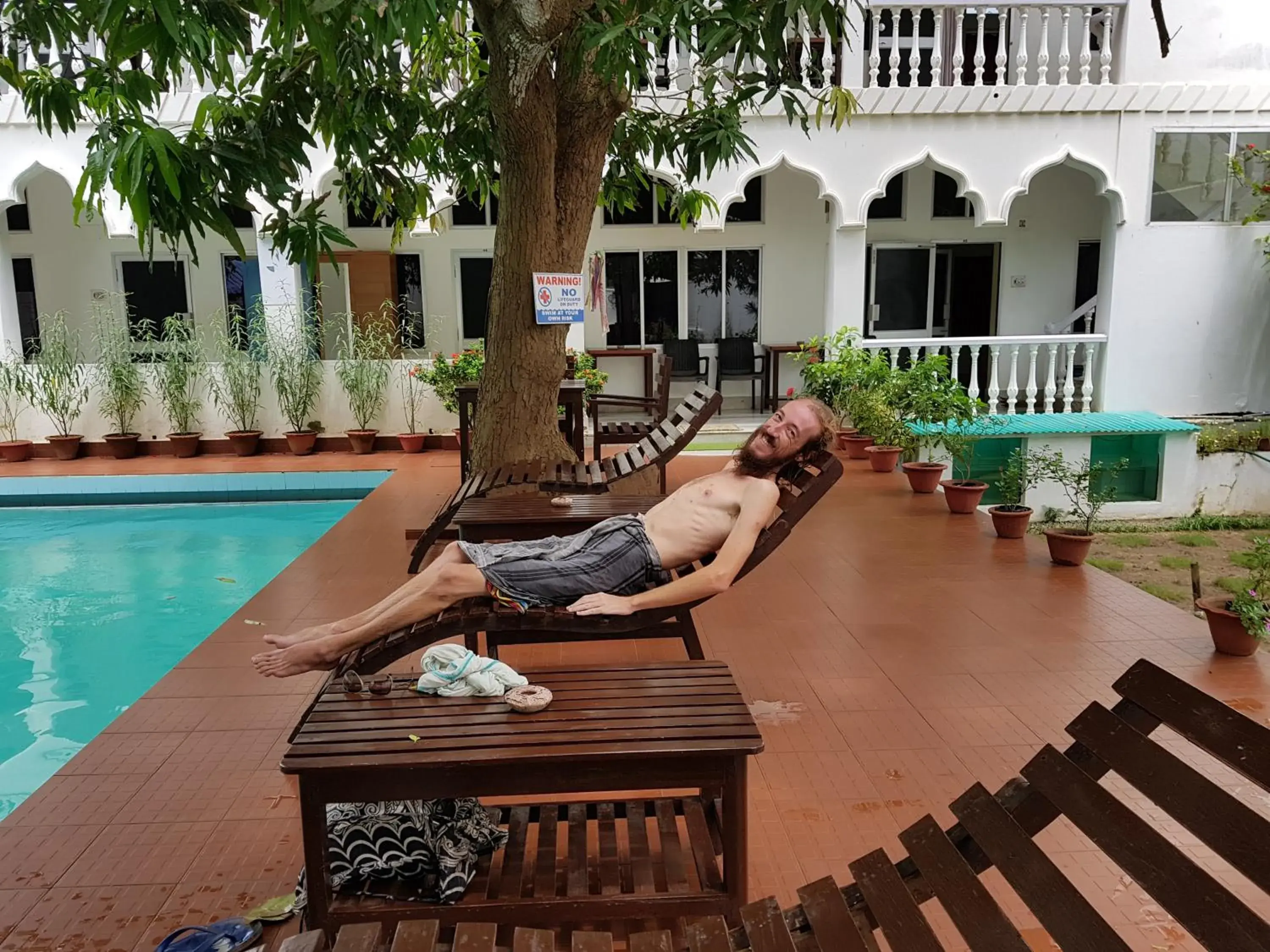 Guests, Swimming Pool in Gandhara Hotel