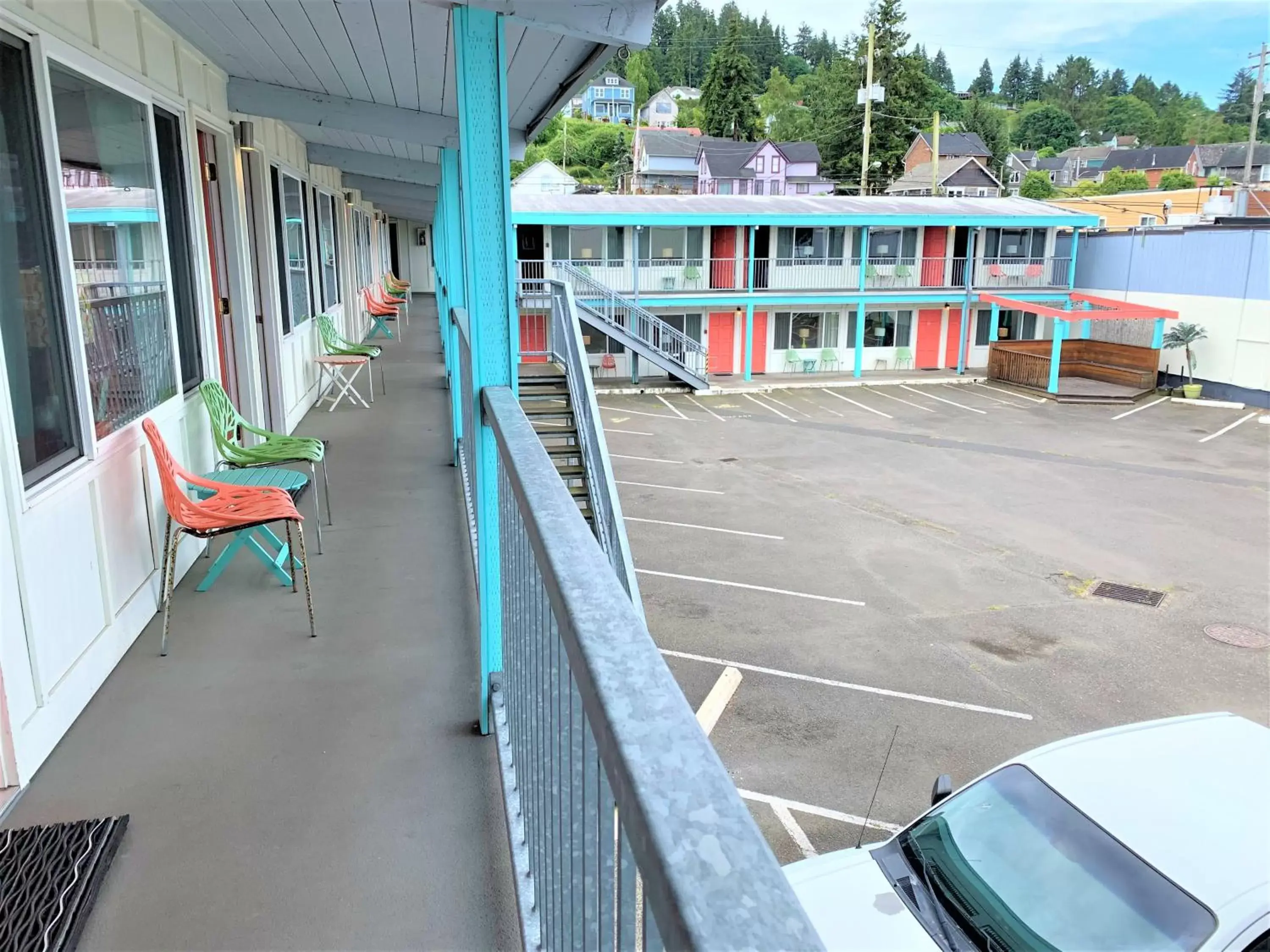 Property building, Balcony/Terrace in Atomic Motel