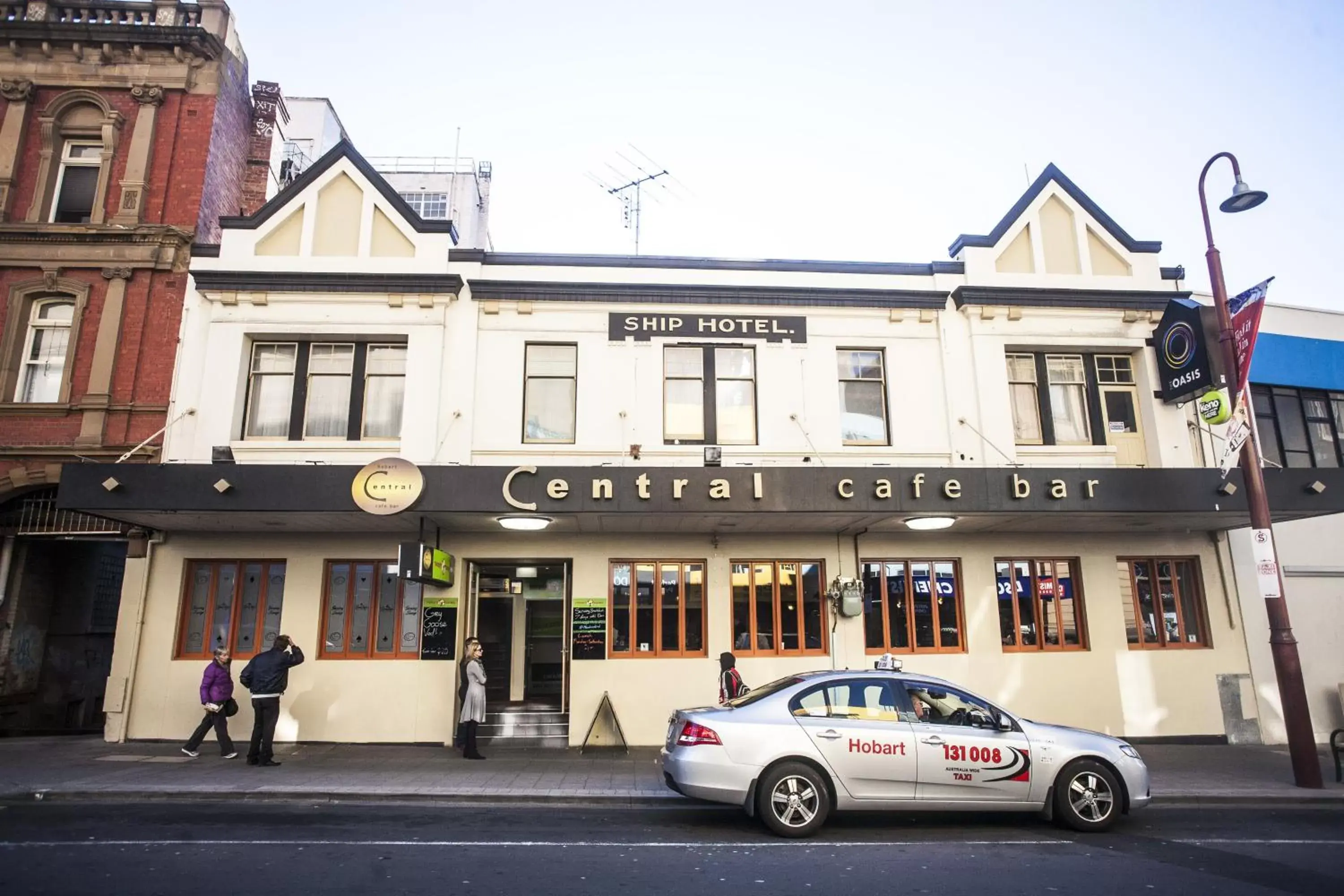 Property Building in Central Hotel Hobart