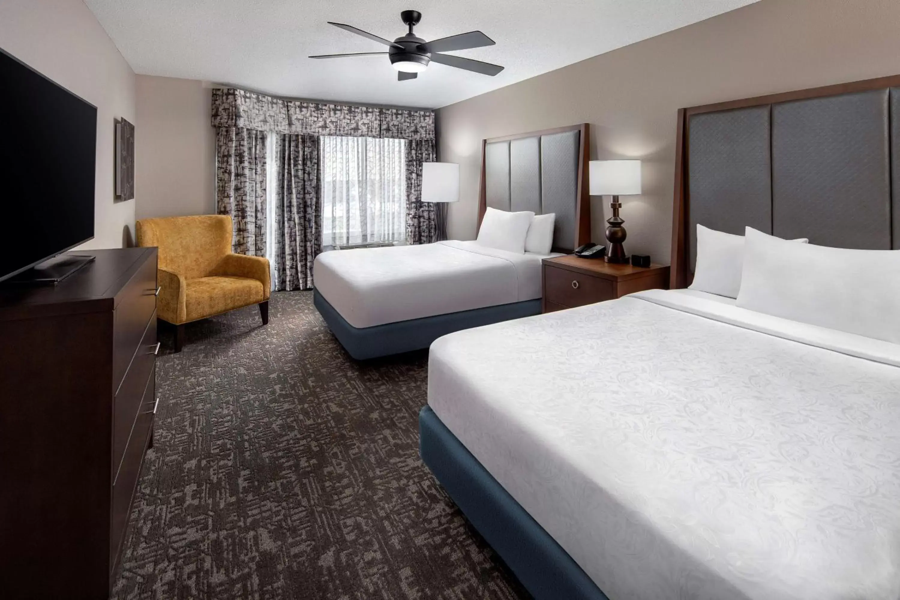 Bedroom, Bed in Homewood Suites by Hilton Orland Park