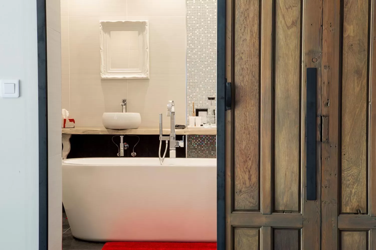 Bathroom in Sous les Platanes B&B