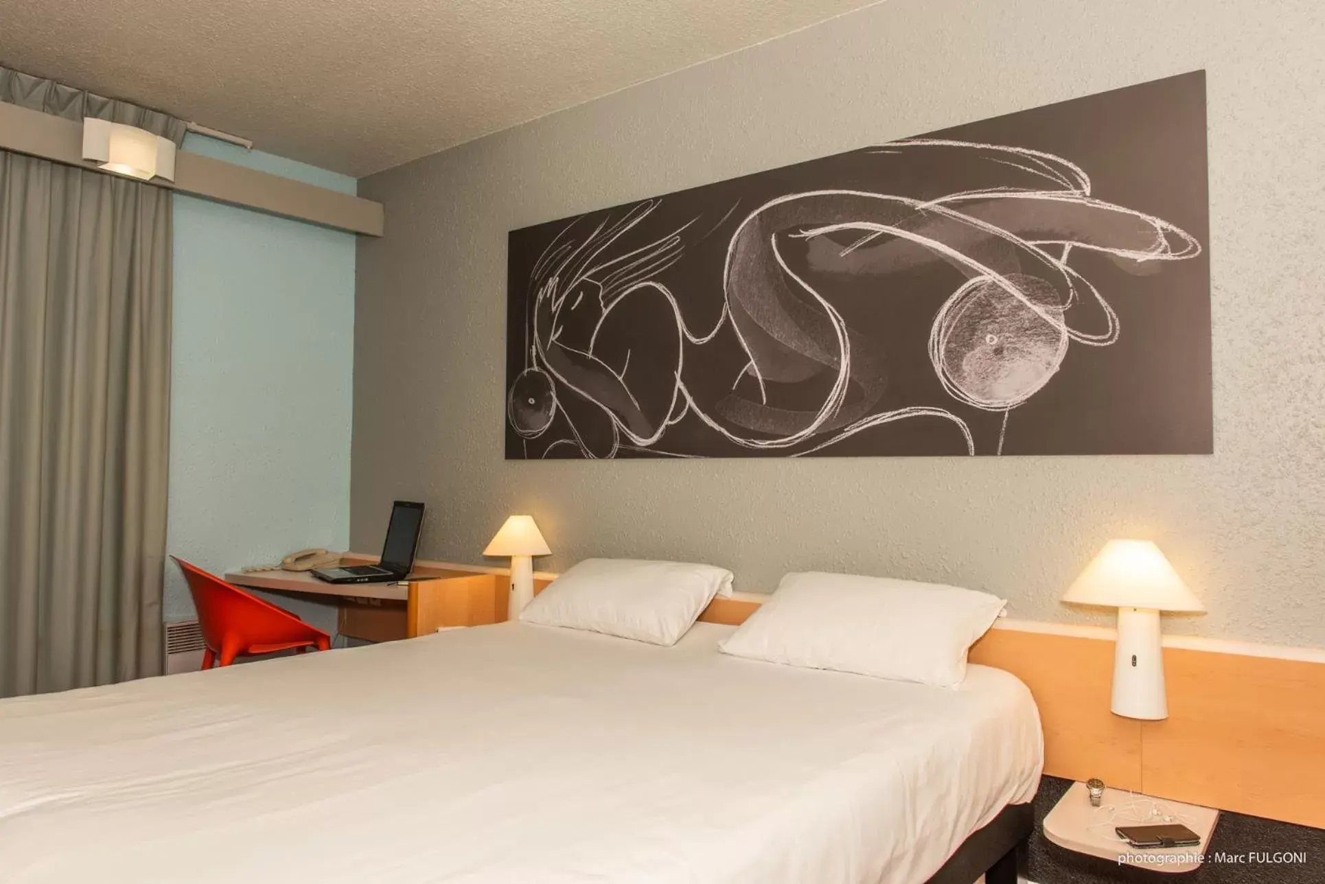 Bed in ibis La Bresse Gérardmer