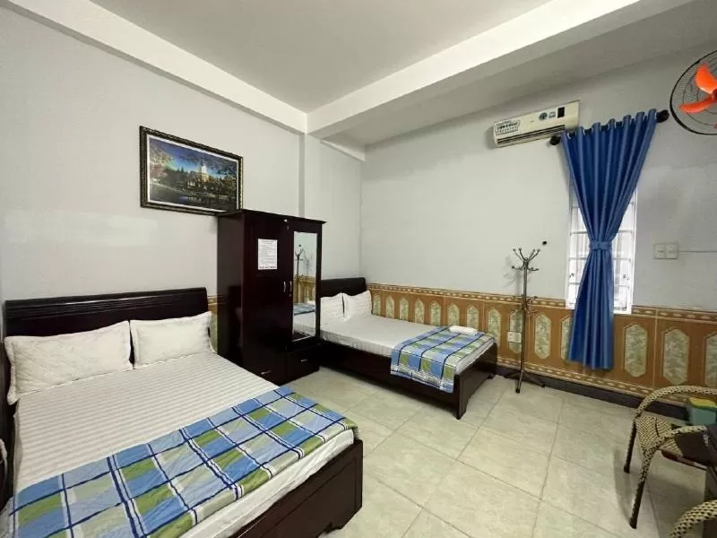 Bed in Tien Dat Motel