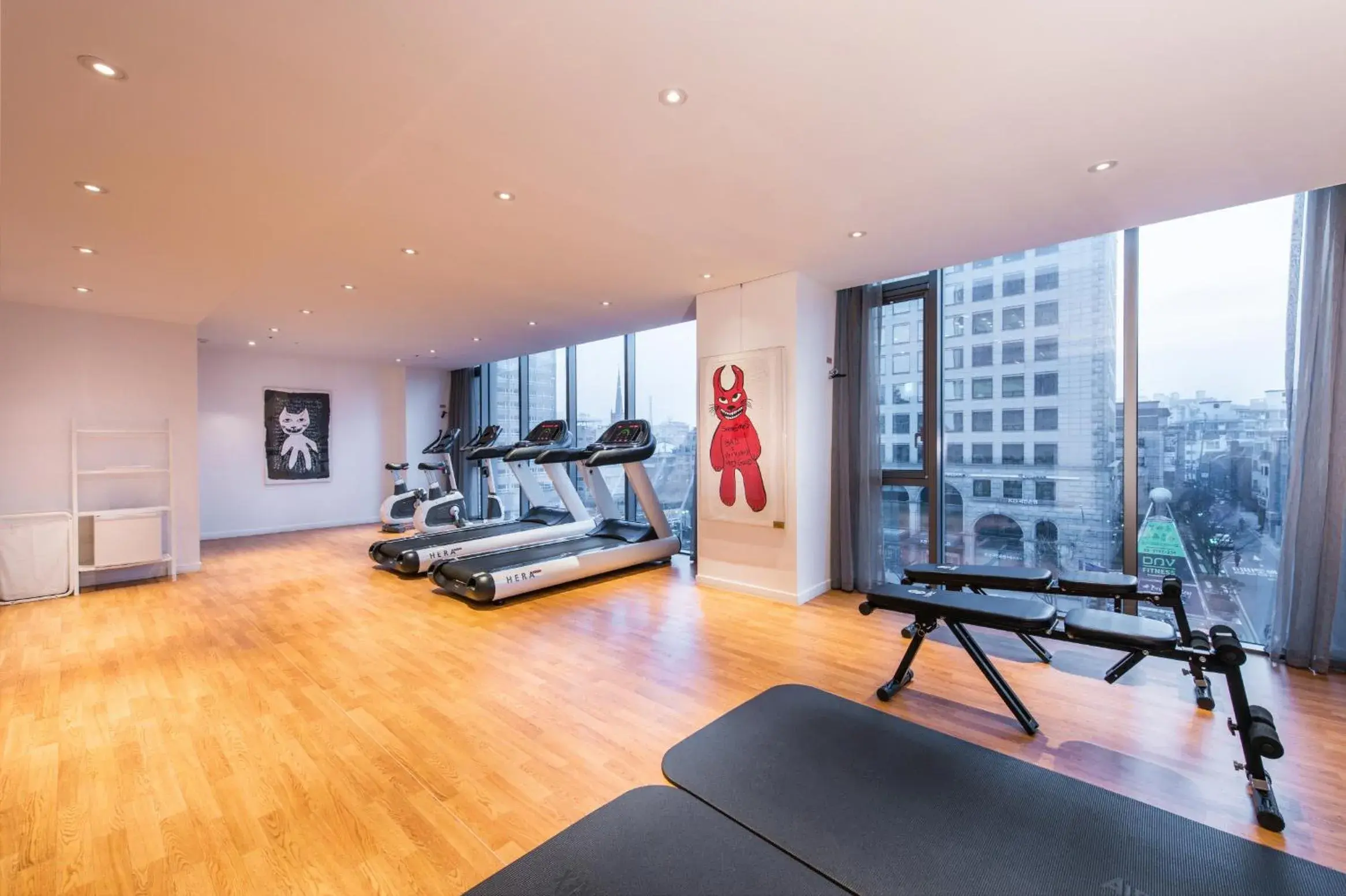 Fitness centre/facilities, Seating Area in Hotel Peyto Gangnam