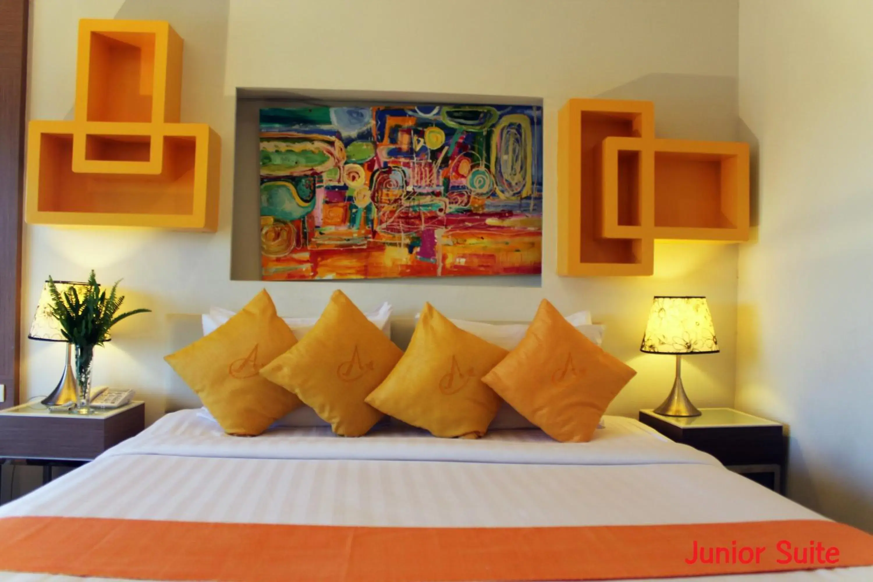 Bed in Ayara Grand Palace Hotel (SHA Extra Plus)